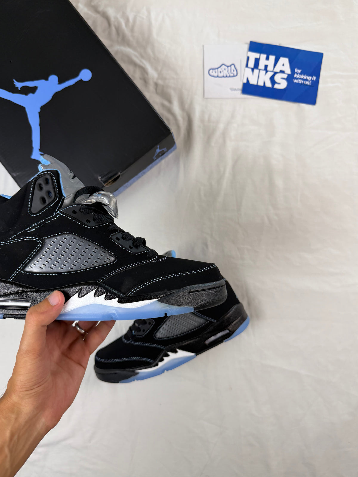 Jordan 5 Retro GS 'Black Carolina / UNC' 2026