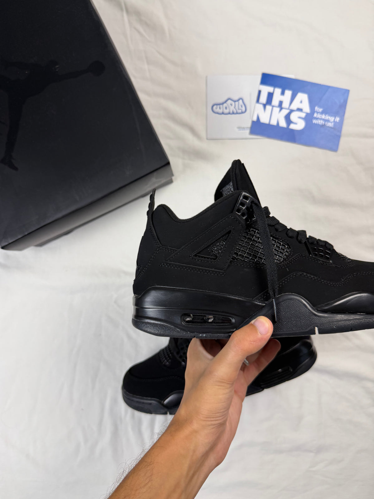 Air Jordan 4 Retro GS 'Black Cat'