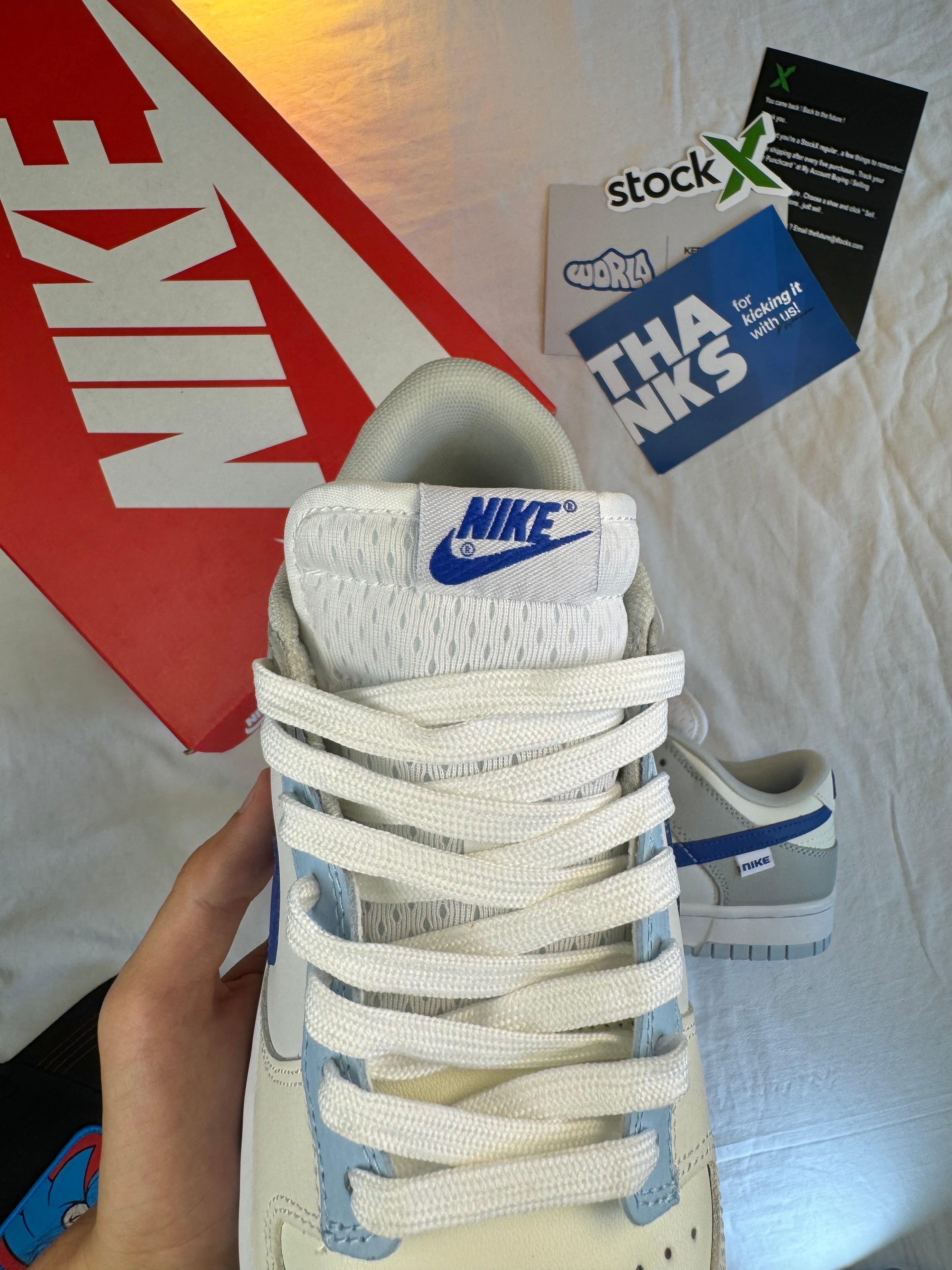 Nike DUNK LOW GS 'JUST STITCH IT - HYPER ROYAL'