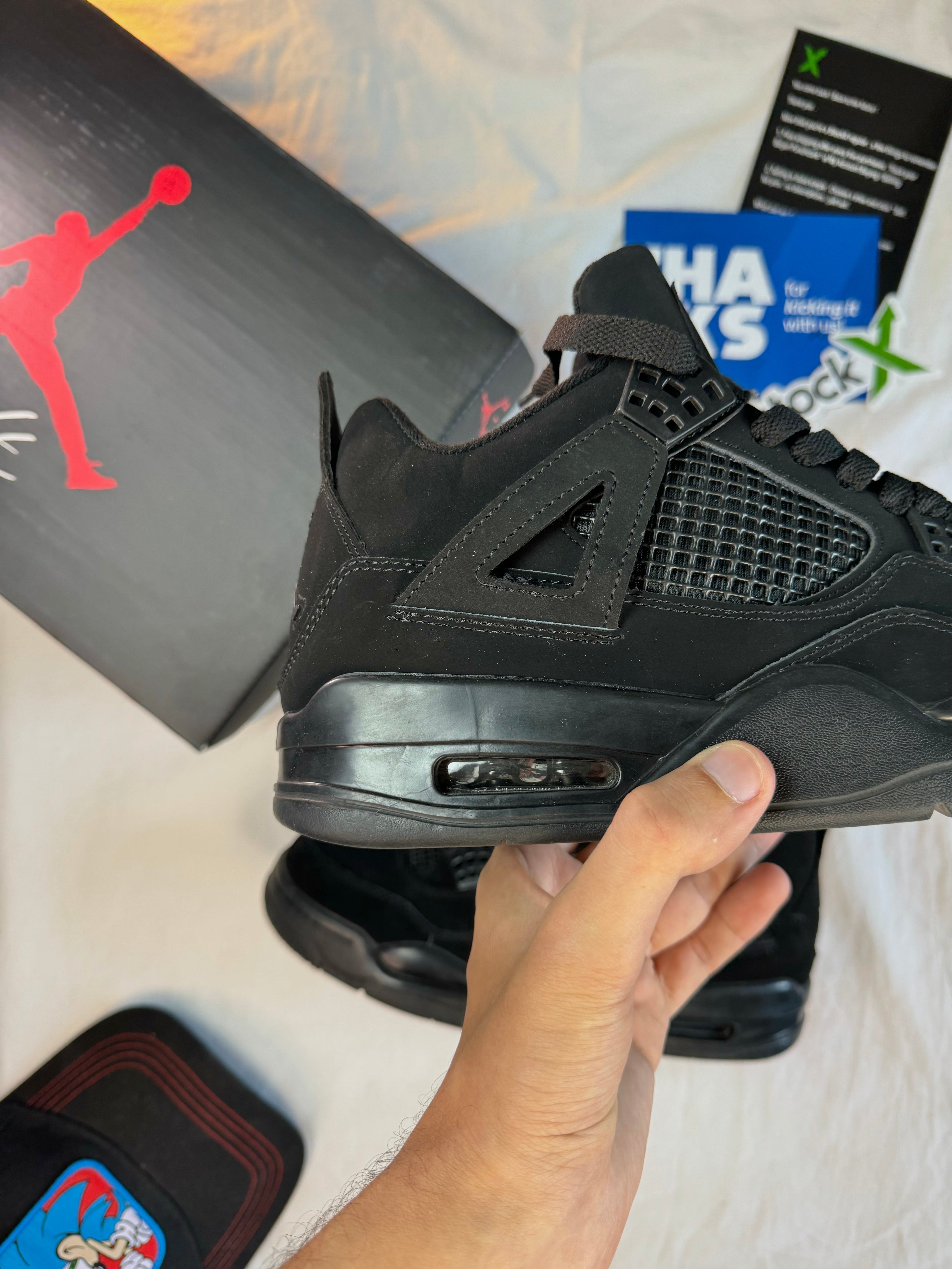 Air Jordan 4 Retro GS 'Black Cat'