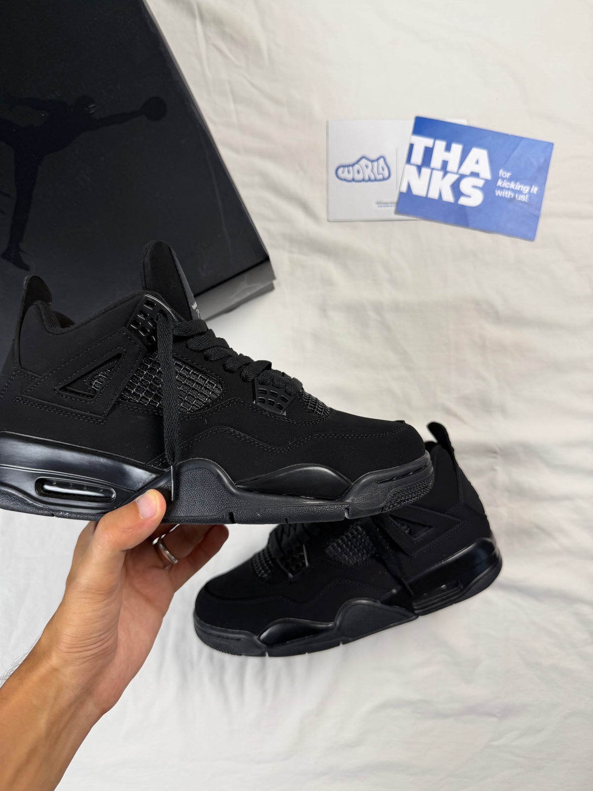 Air Jordan 4 Retro GS 'Black Cat'