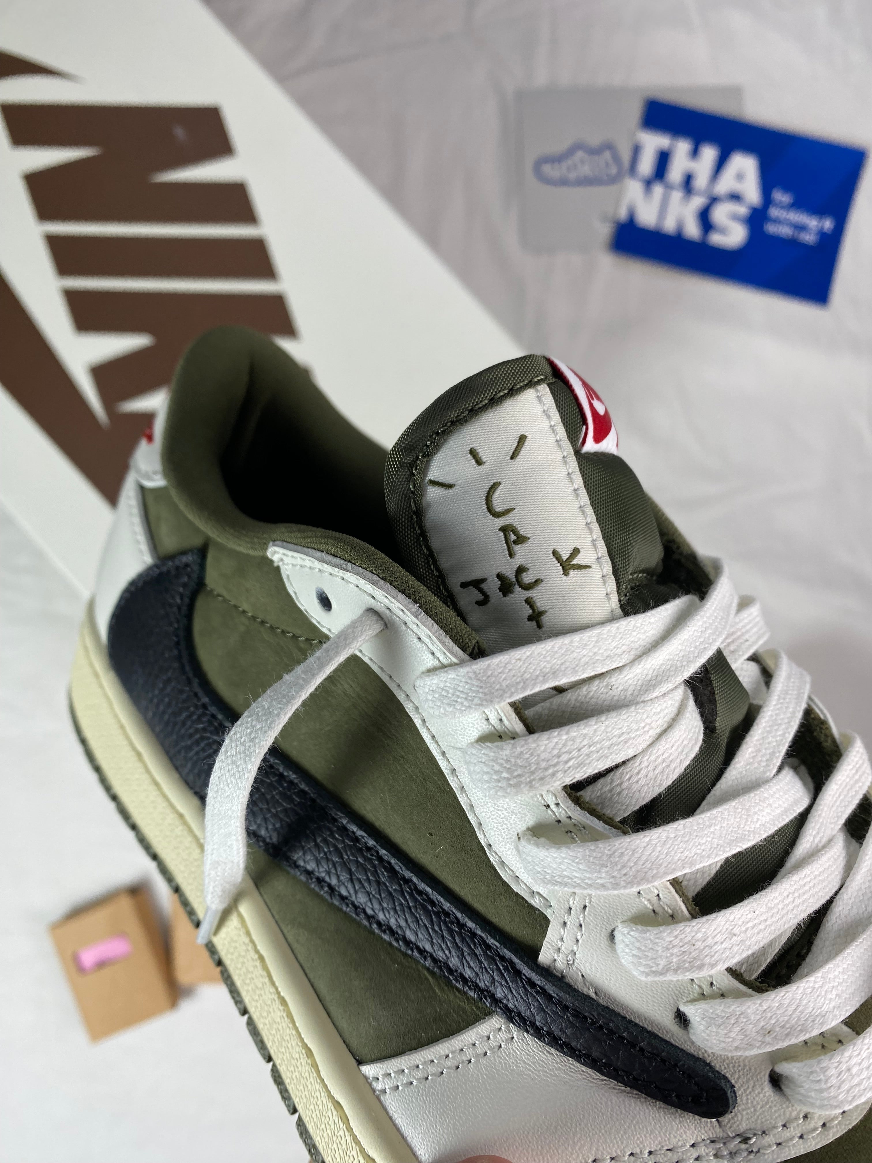 Travis Scott x Jordan 1 Low OG SP 'Reverse Olive / Medium Olive'