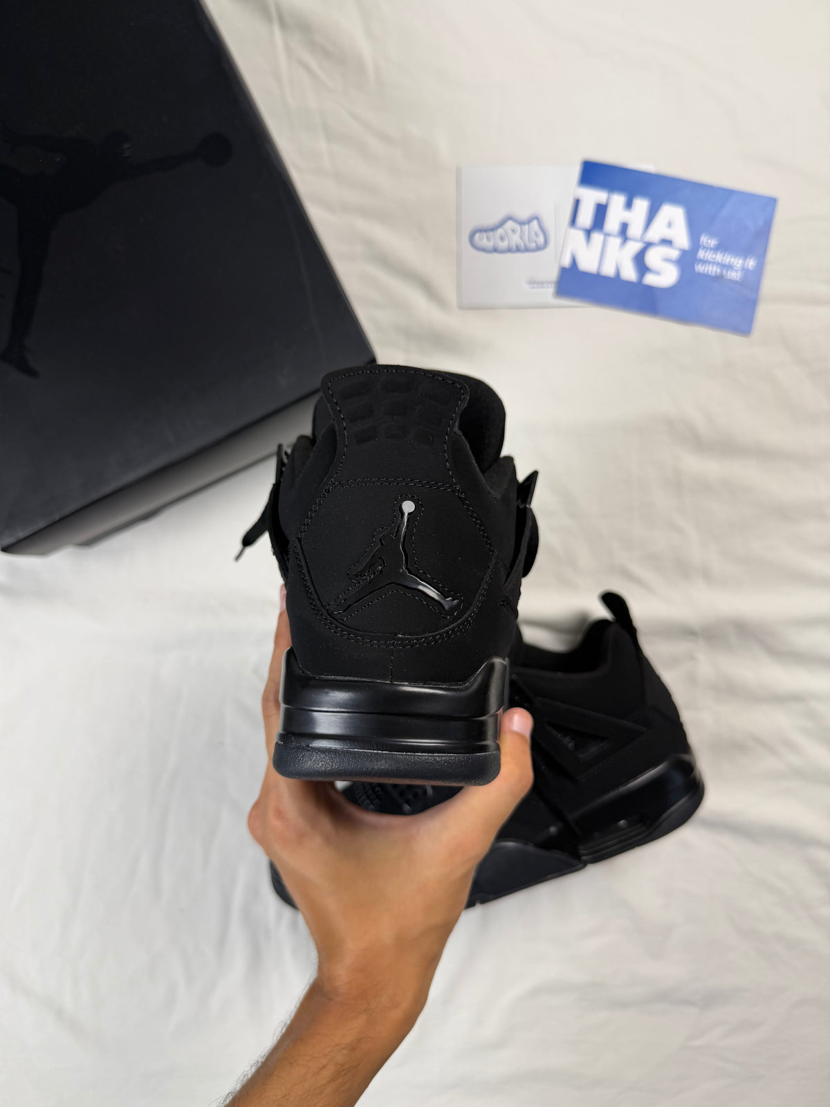 Air Jordan 4 Retro GS 'Black Cat'