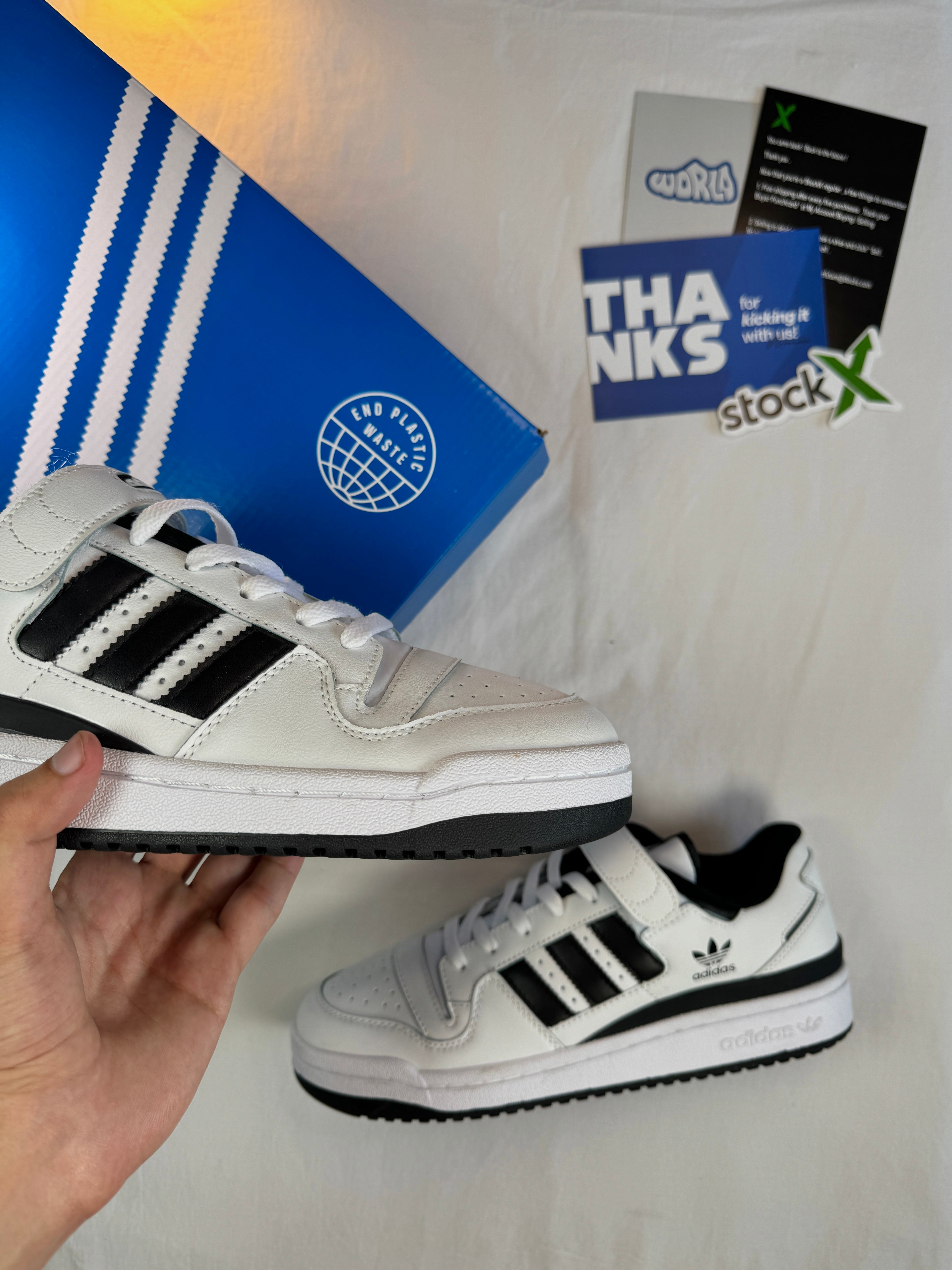 adidas FORUM LOW 'WHITE BLACK'