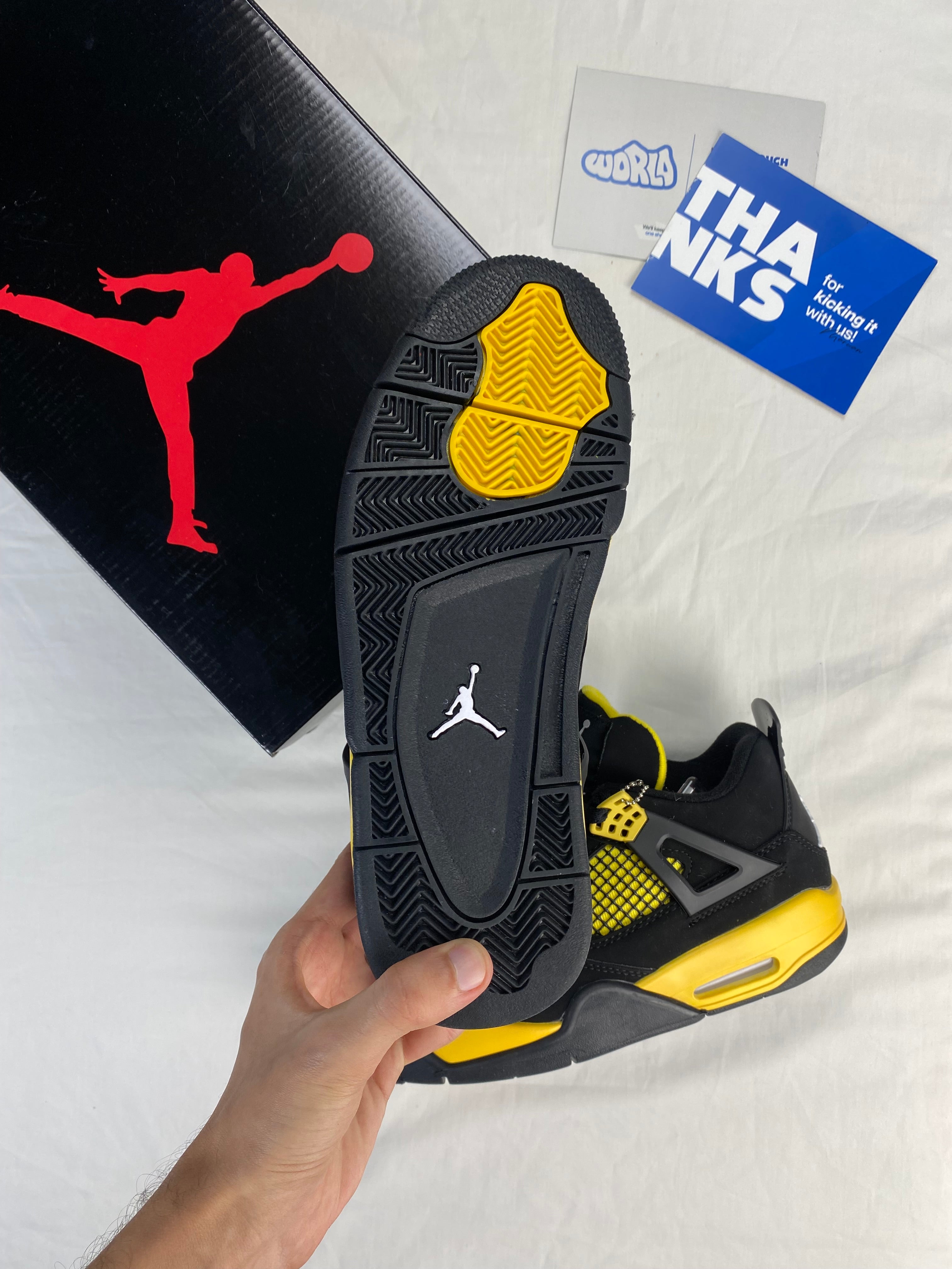 Jordan 4 Retro 'Yellow Thunder'