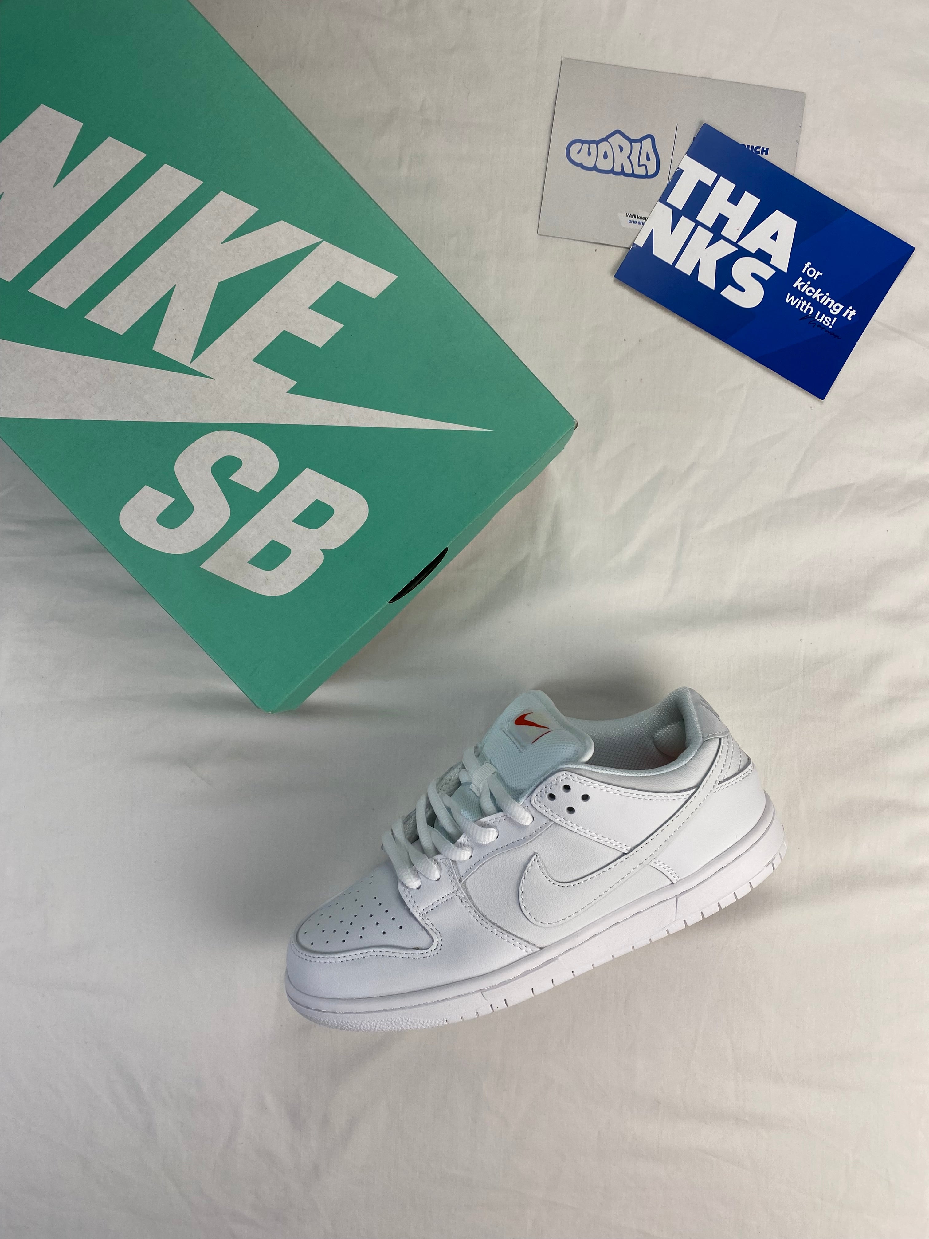 Nike Dunk Low Pro SB 'Triple White'