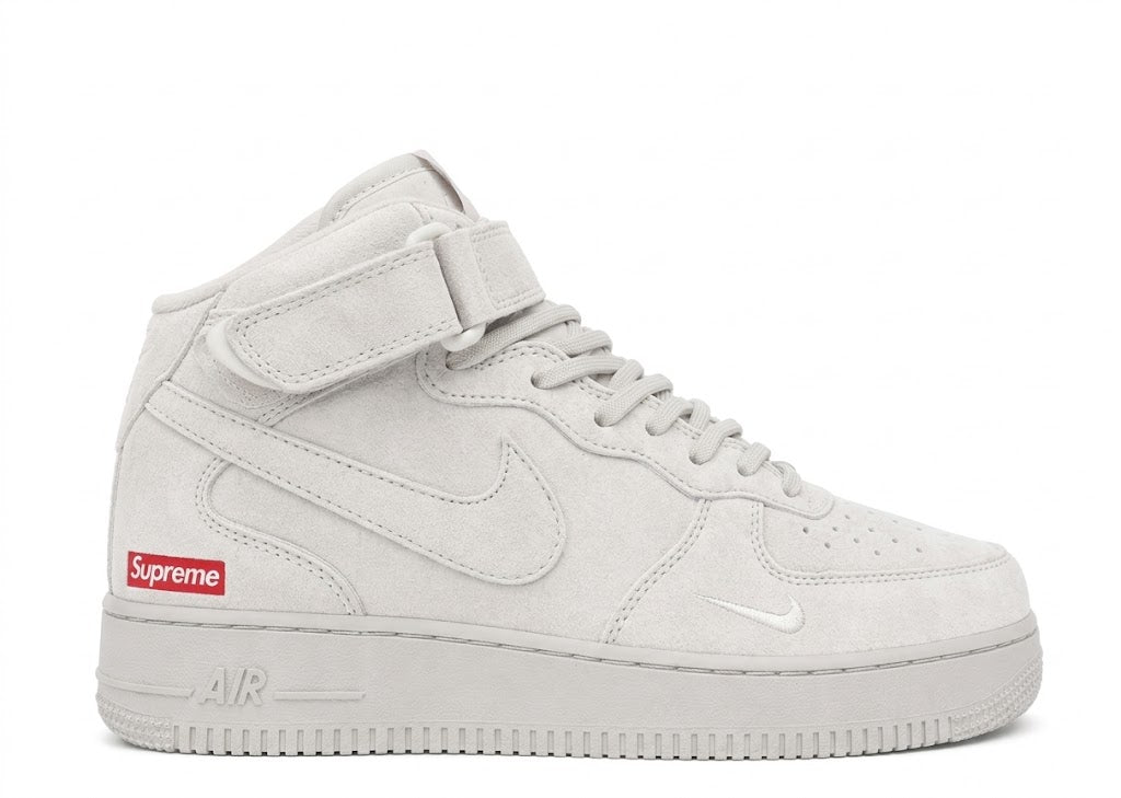 Nike Air Force 1 Mid Supreme Beige