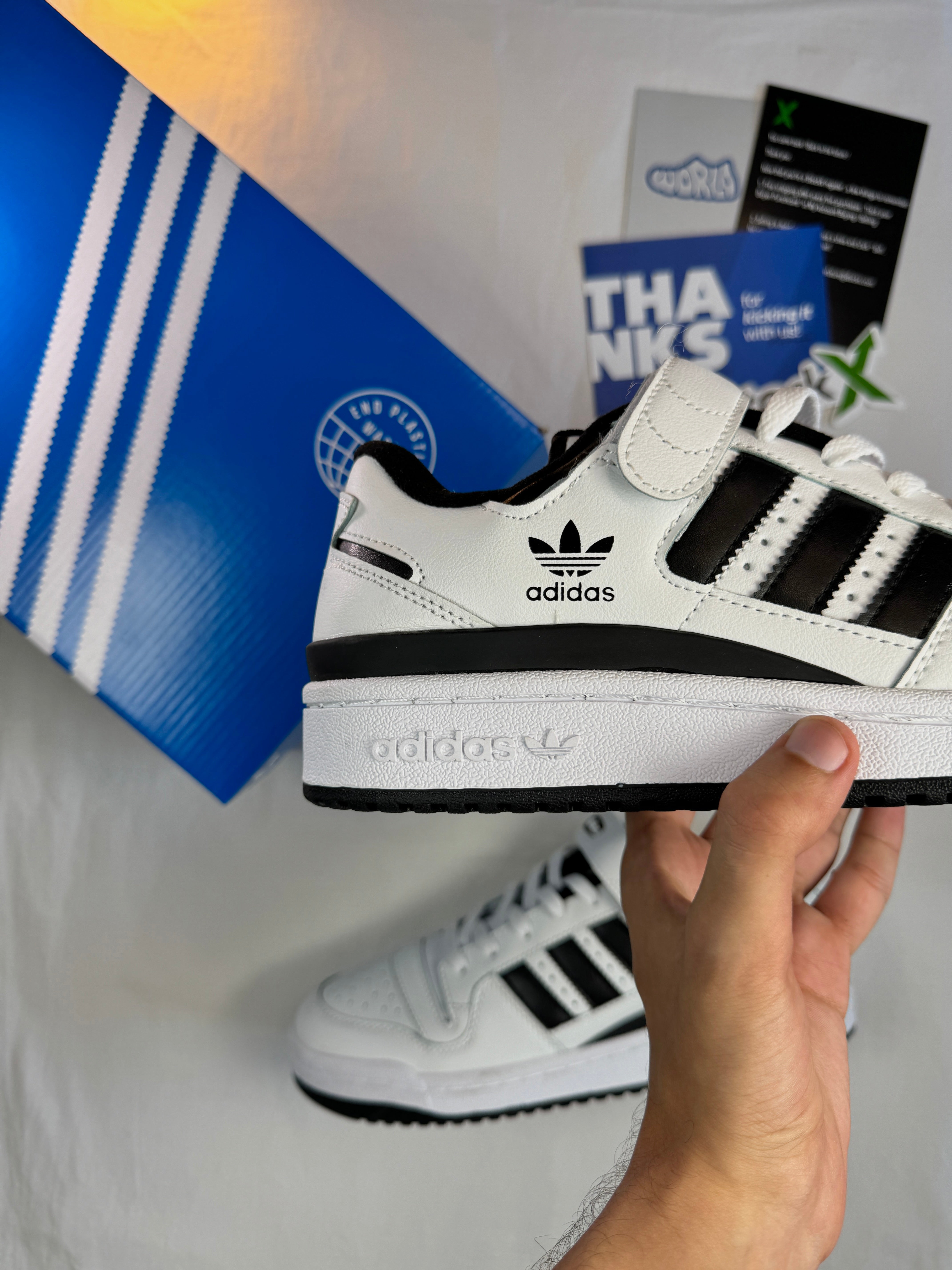 adidas FORUM LOW 'WHITE BLACK'