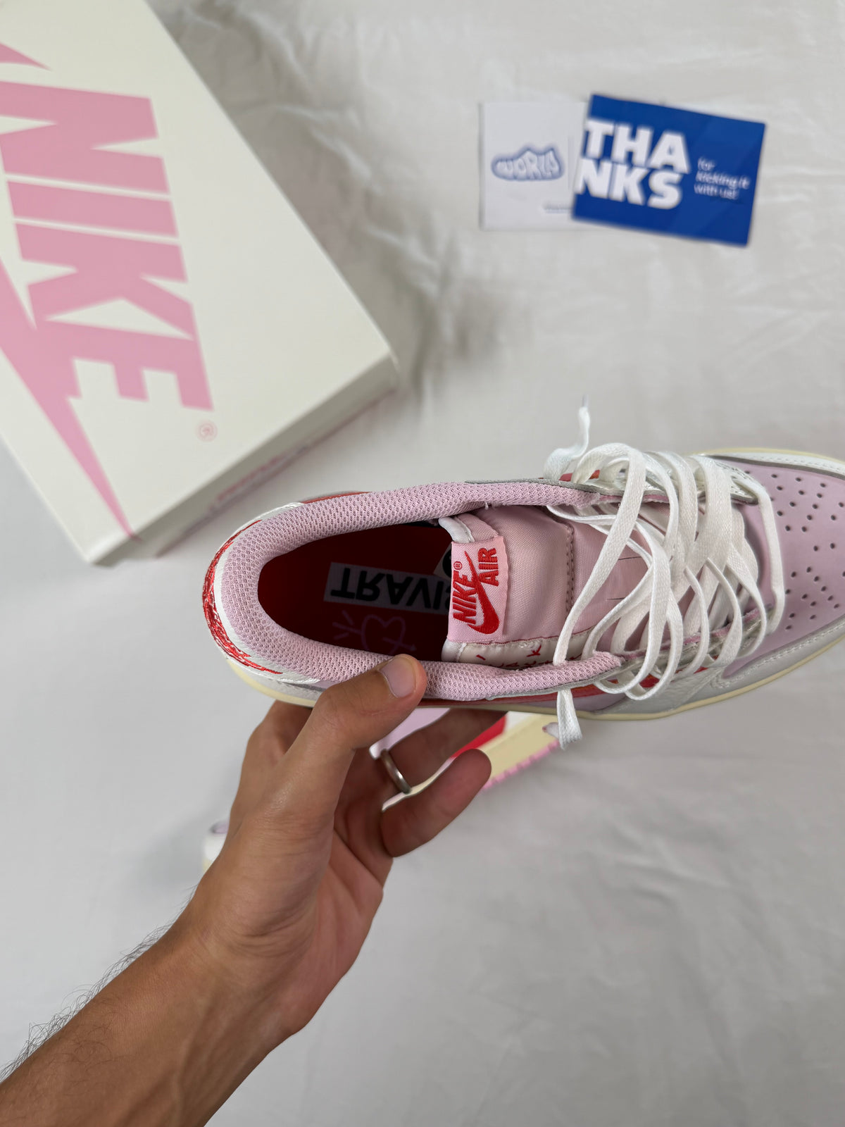 Travis Scott x Jordan 1 Retro Low OG 'Sail Tropical Pink'