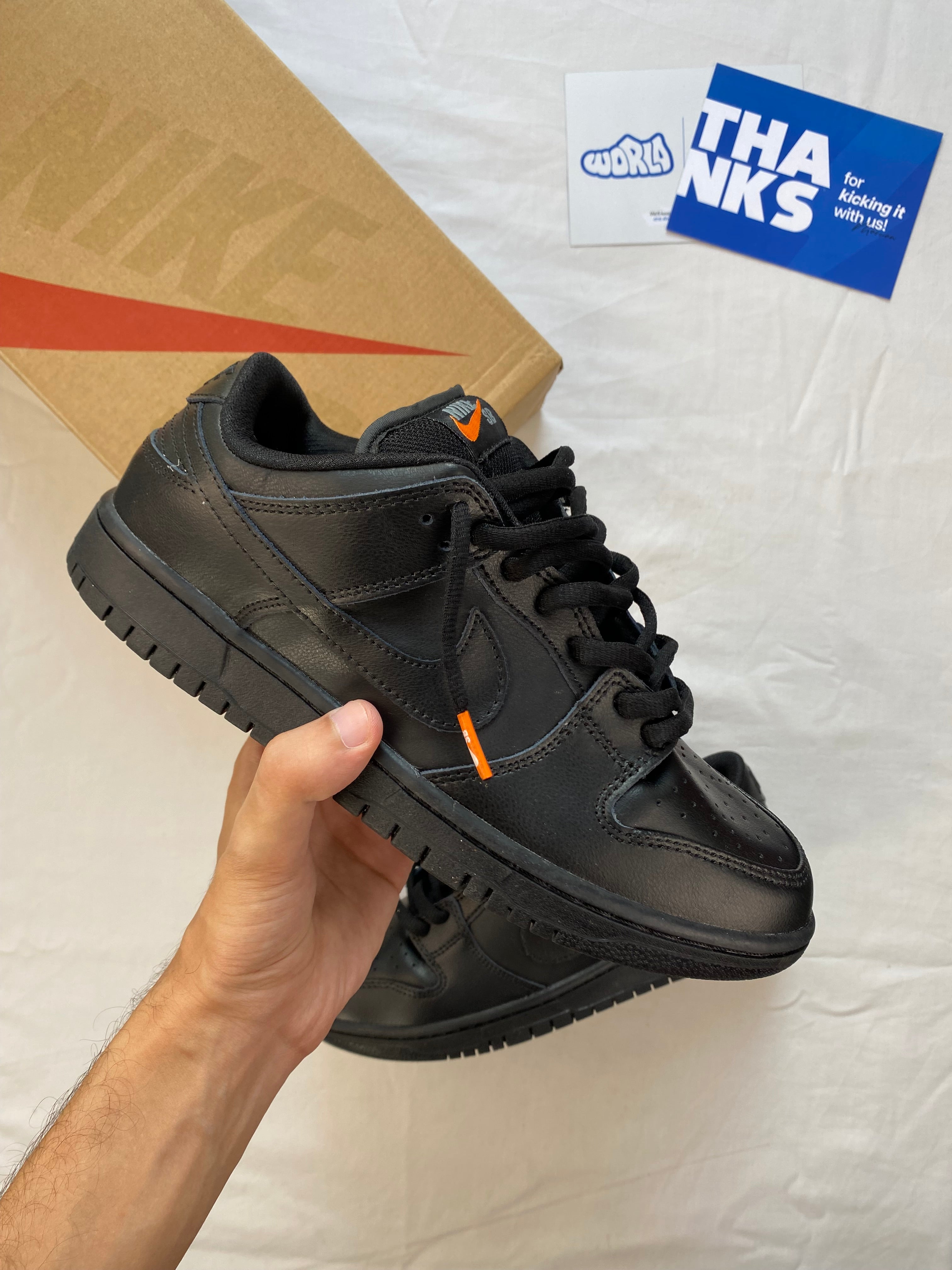 Nike Dunk Low Pro SB 'Triple Black' Sample