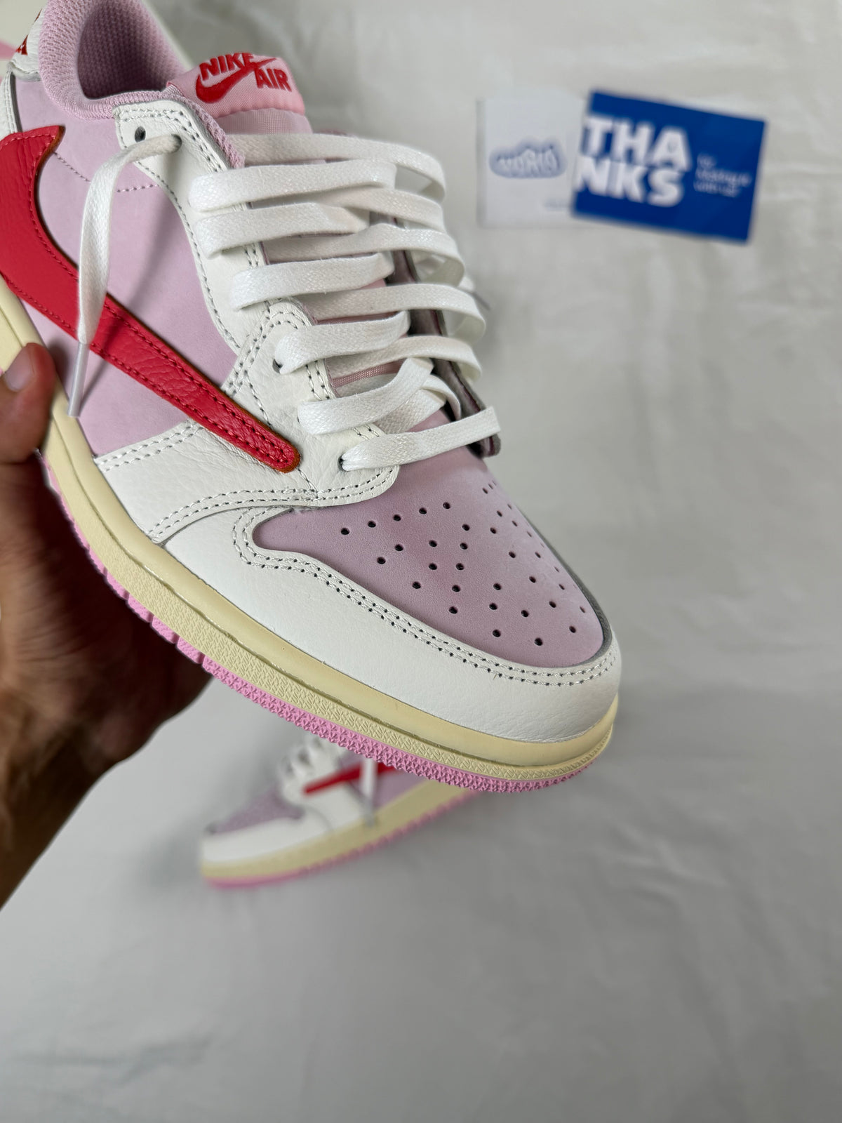 Travis Scott x Jordan 1 Retro Low OG 'Sail Tropical Pink'