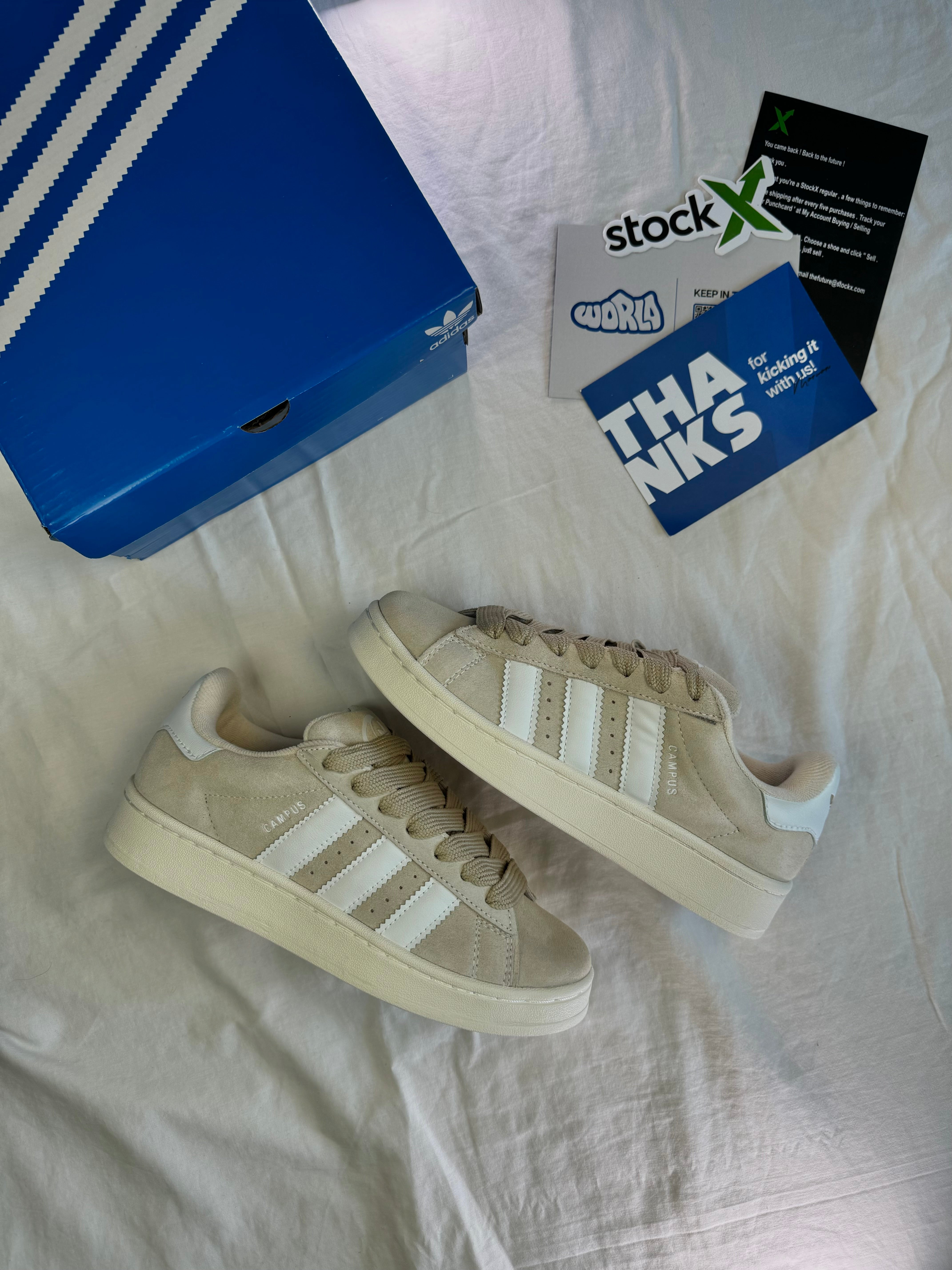 adidas WMNS CAMPUS 00S 'WONDER WHITE'