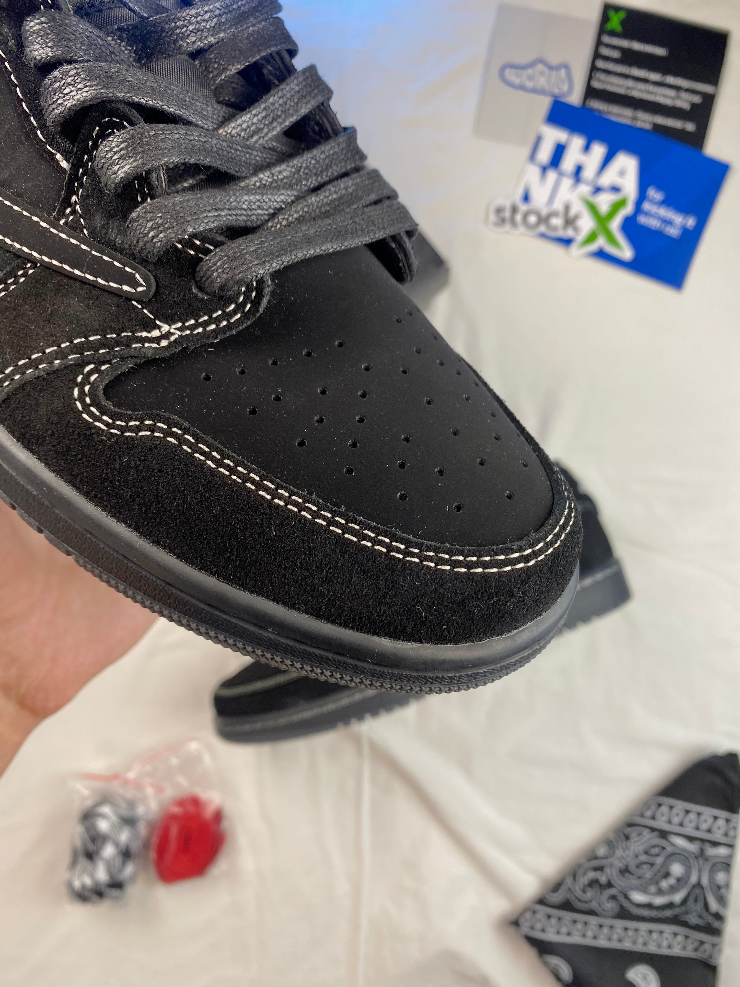 Travis Scott x Air Jordan 1 Low OG SP 'Black Phantom'