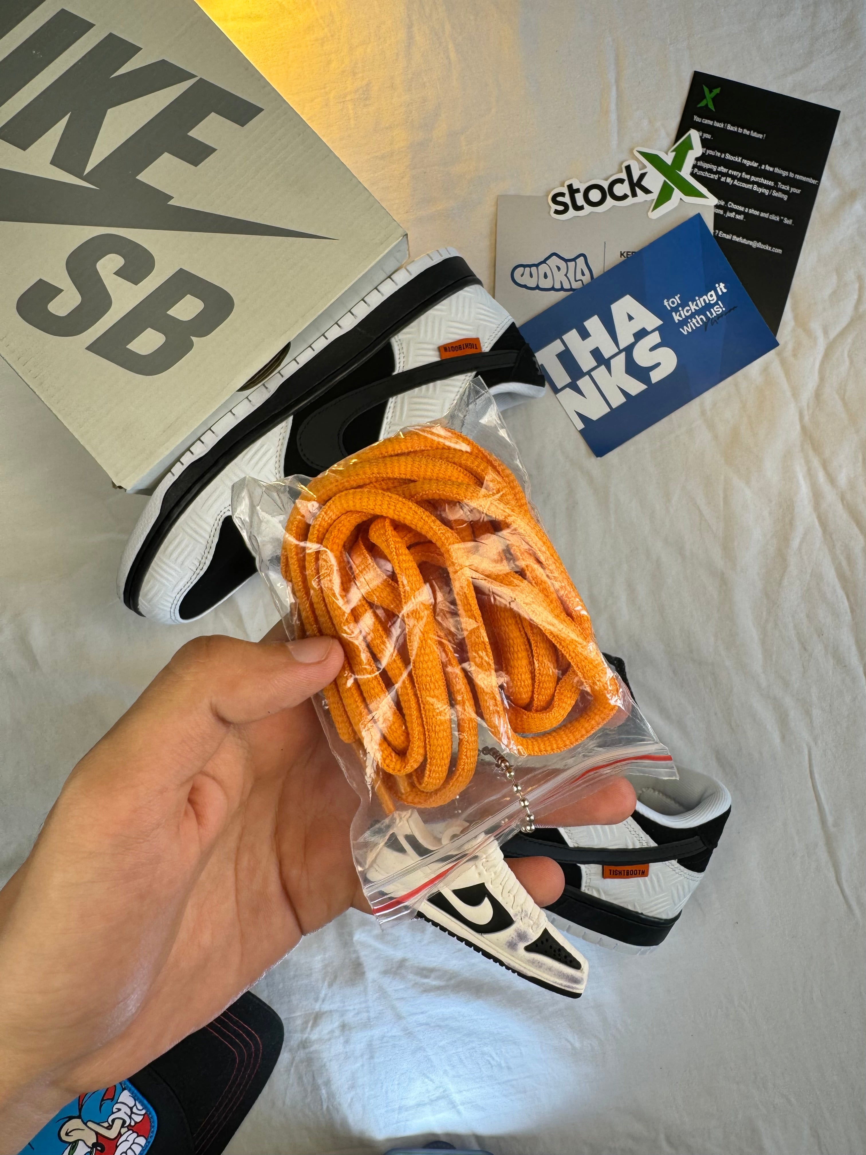 NIKE DUNK LOW SB X TIGHTBOOTH 'BLACK WHITE'