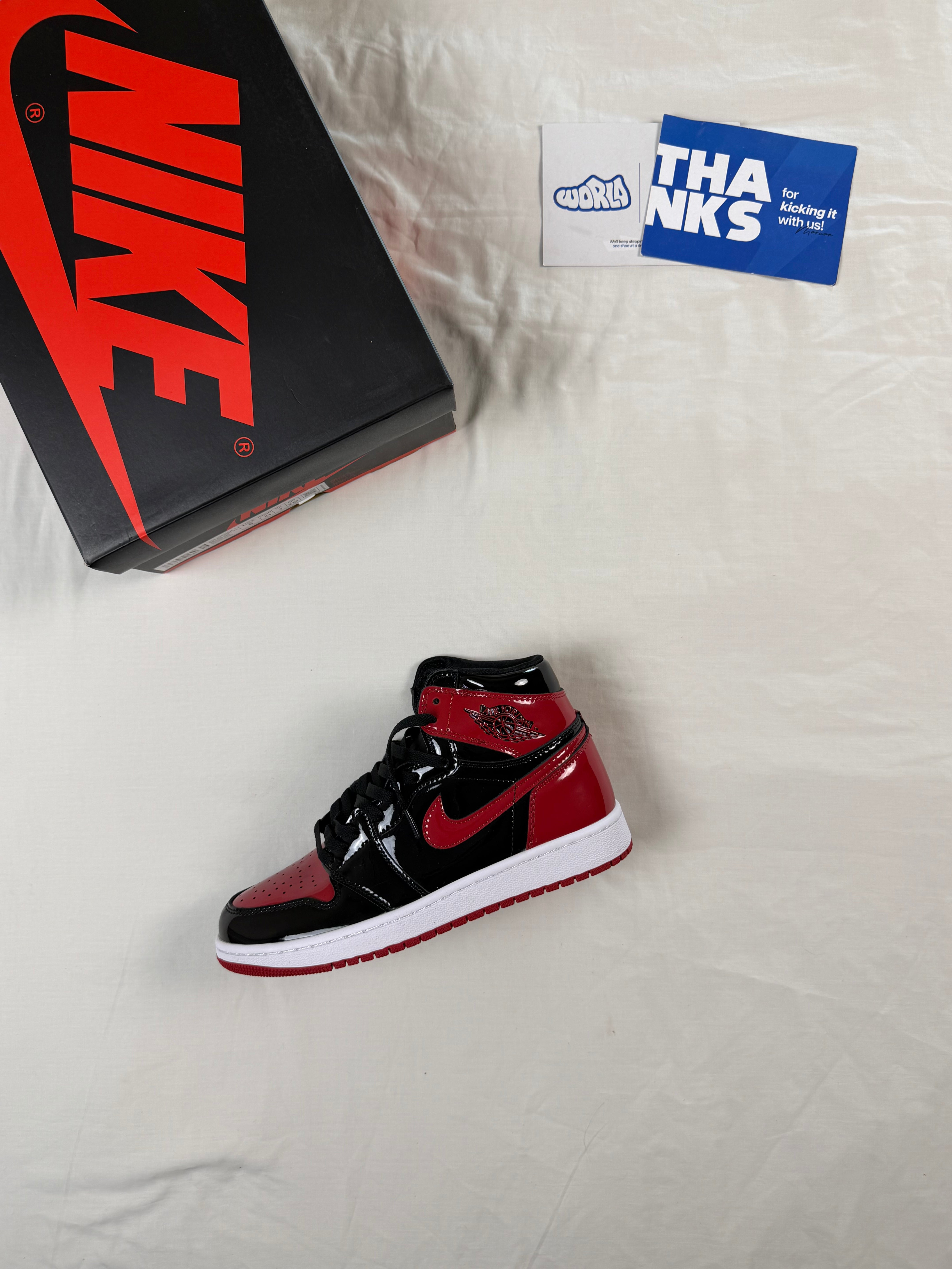 Jordan 1 Retro High OG 'Patent Bred'