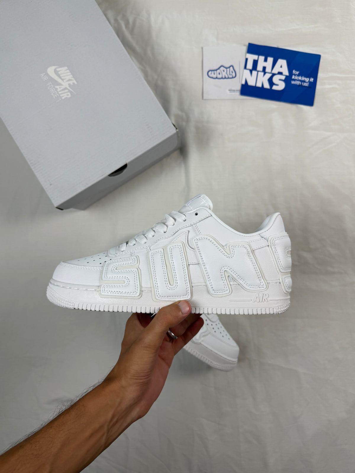 Nike x CPFM Air Force 1 "Triple White"