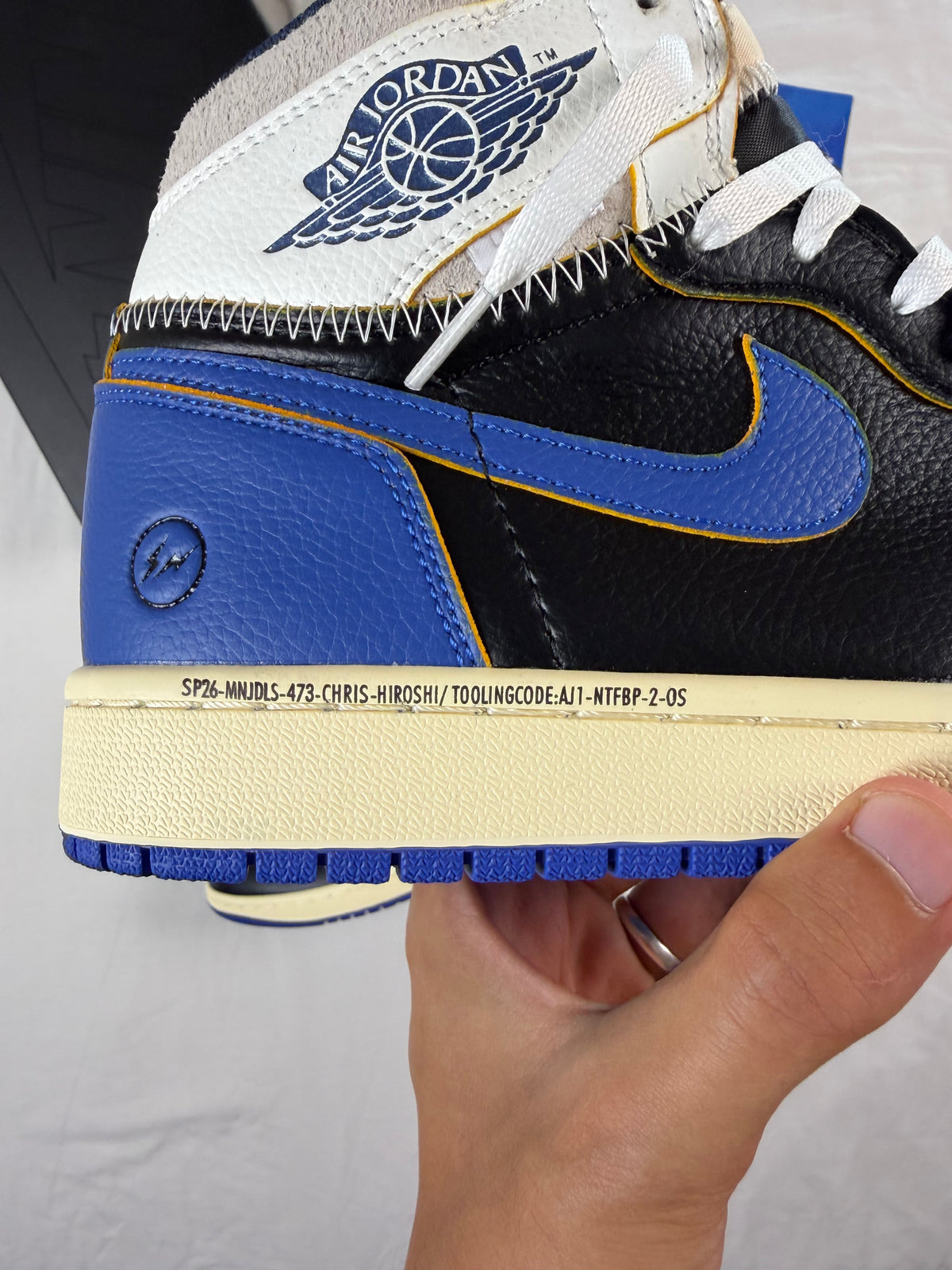 Fragment Design x Union LA x Jordan 1 Retro High OG 'Sport Royal'
