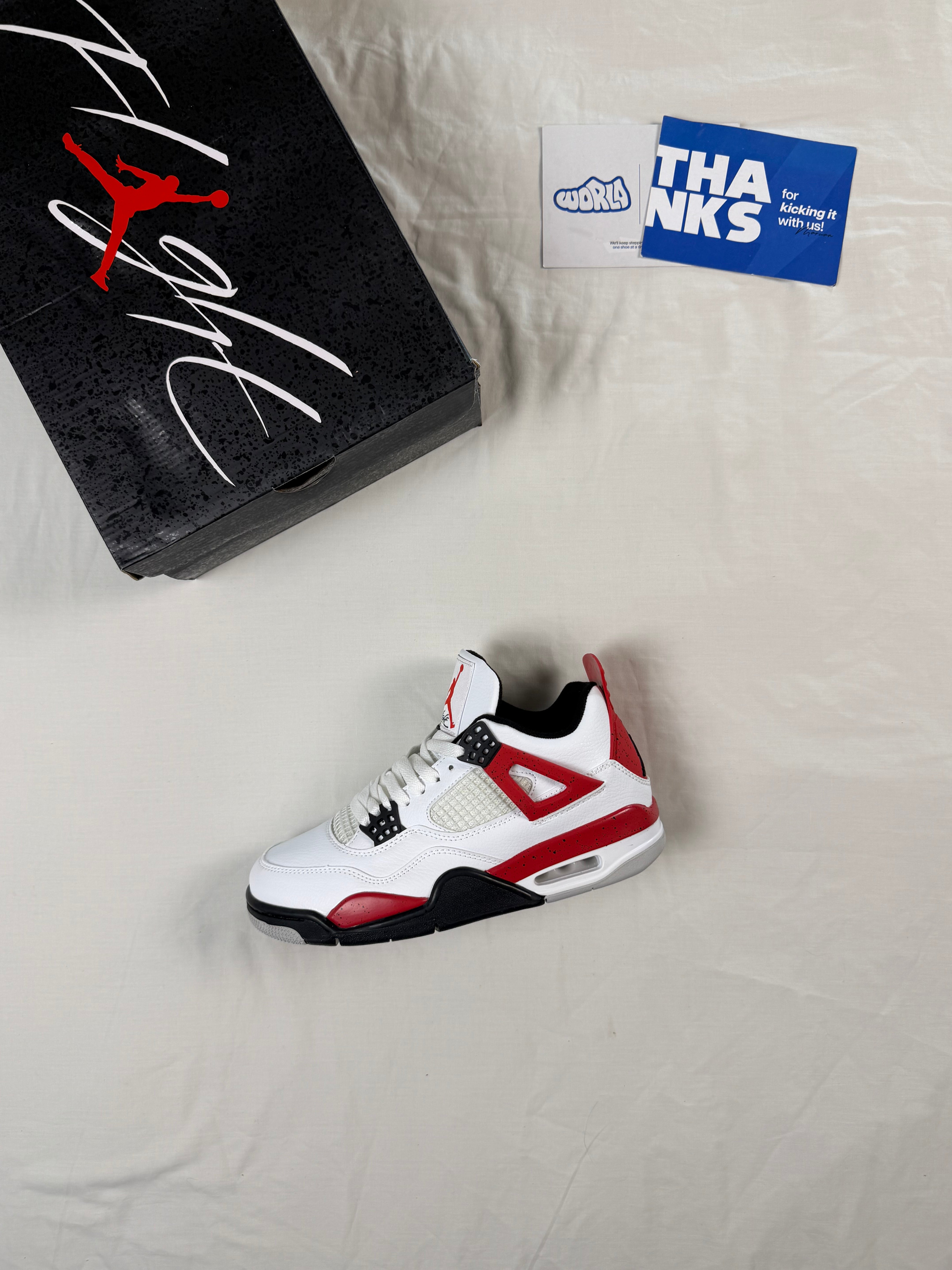 Jordan 4 Retro 'Red Cement'