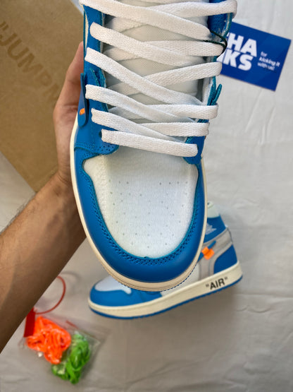 Off-White x Jordan 1 Retro High OG 'UNC'