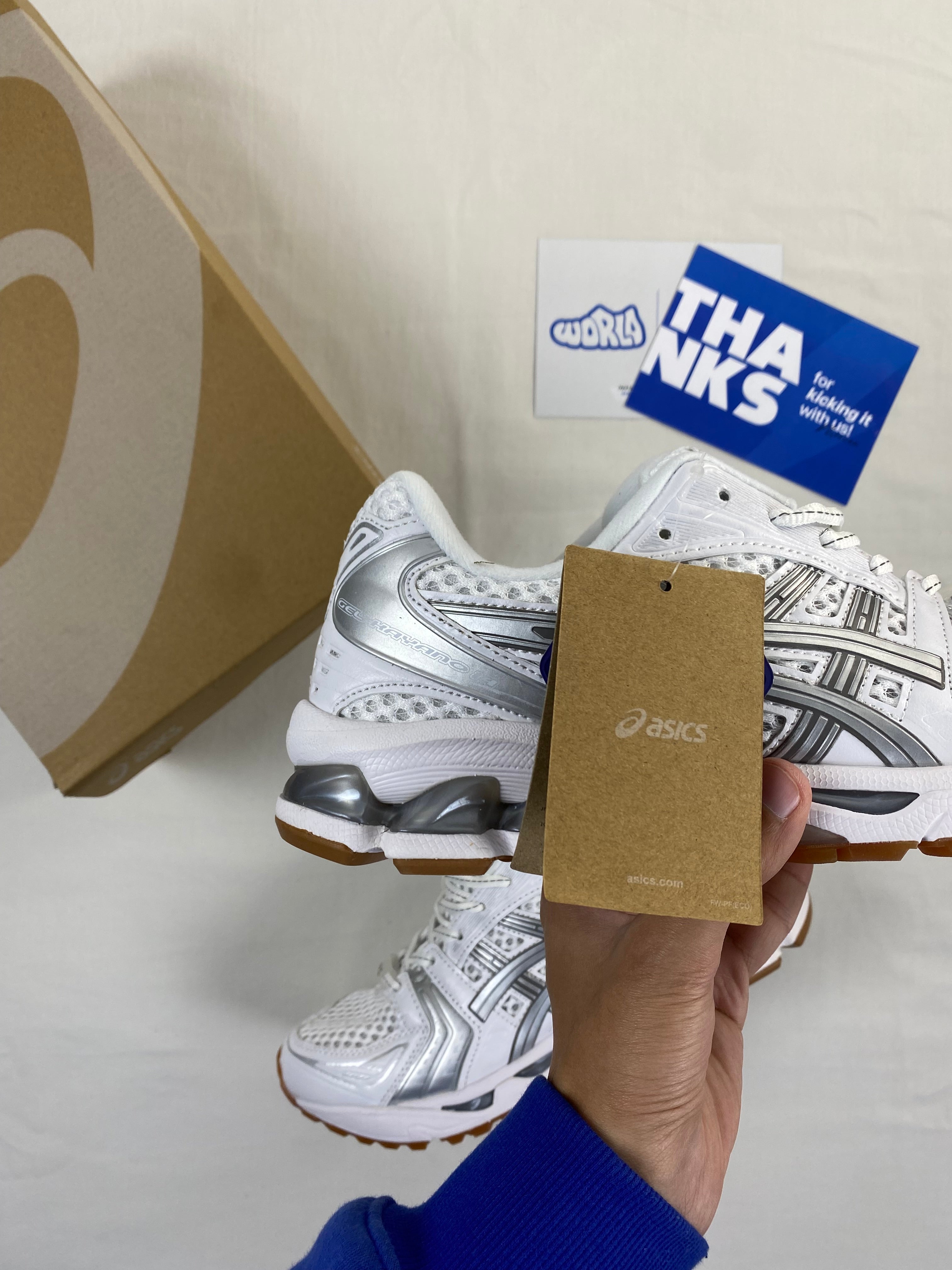 ASICS A.P.C. x Gel Kayano 14 'White Pure Silver'