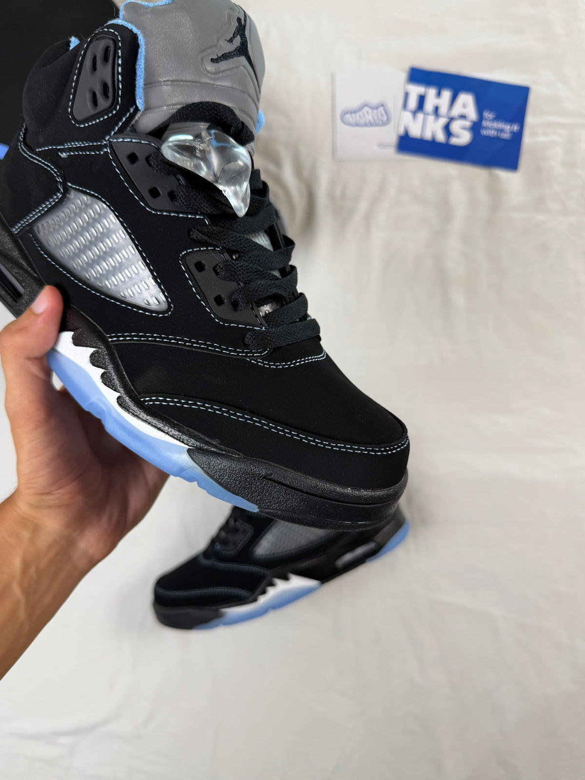Jordan 5 Retro GS 'Black Carolina / UNC' 2026