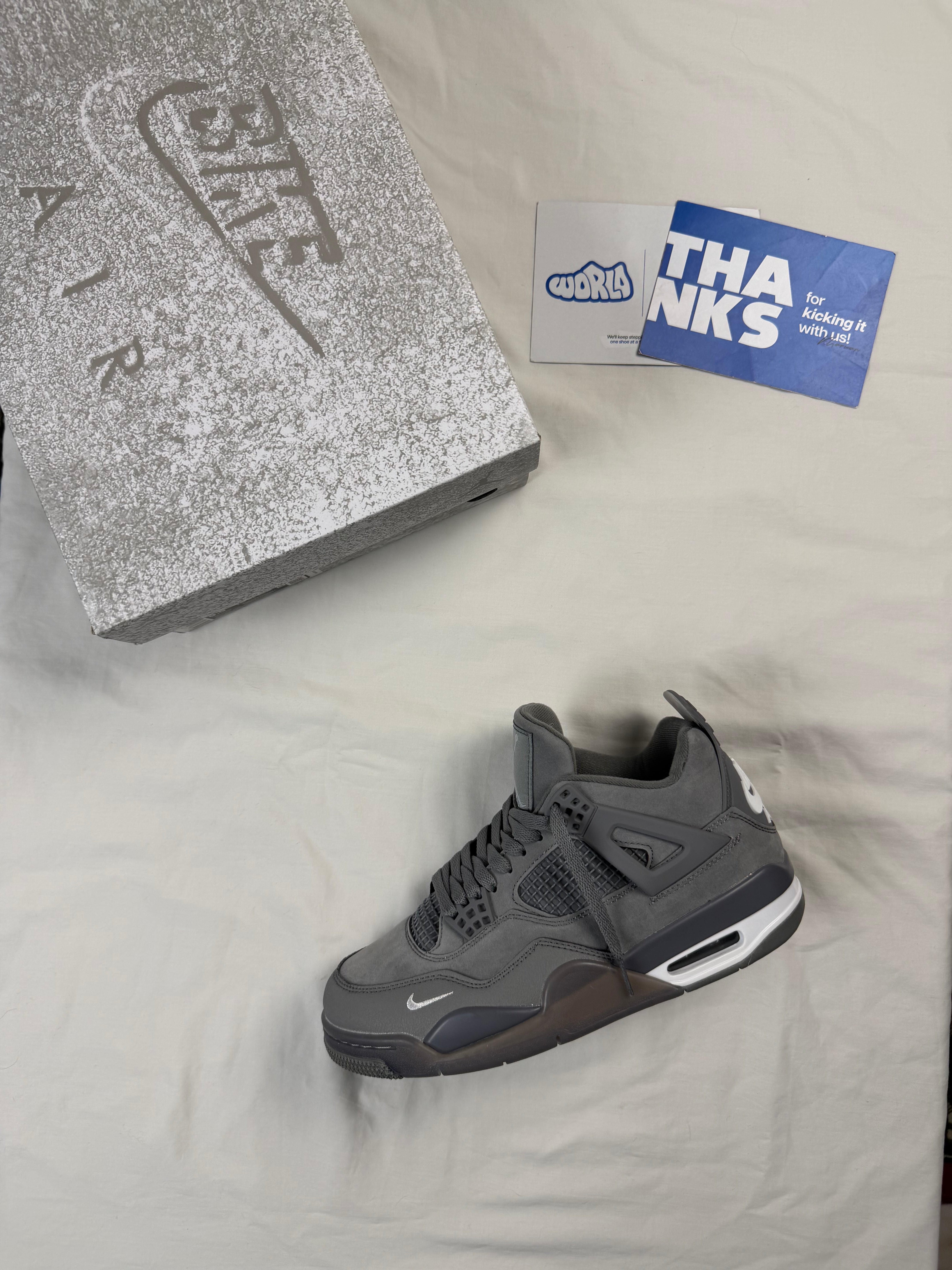 Nigel Sylvester x Jordan 4 Retro OG SP 'Wolf Grey'