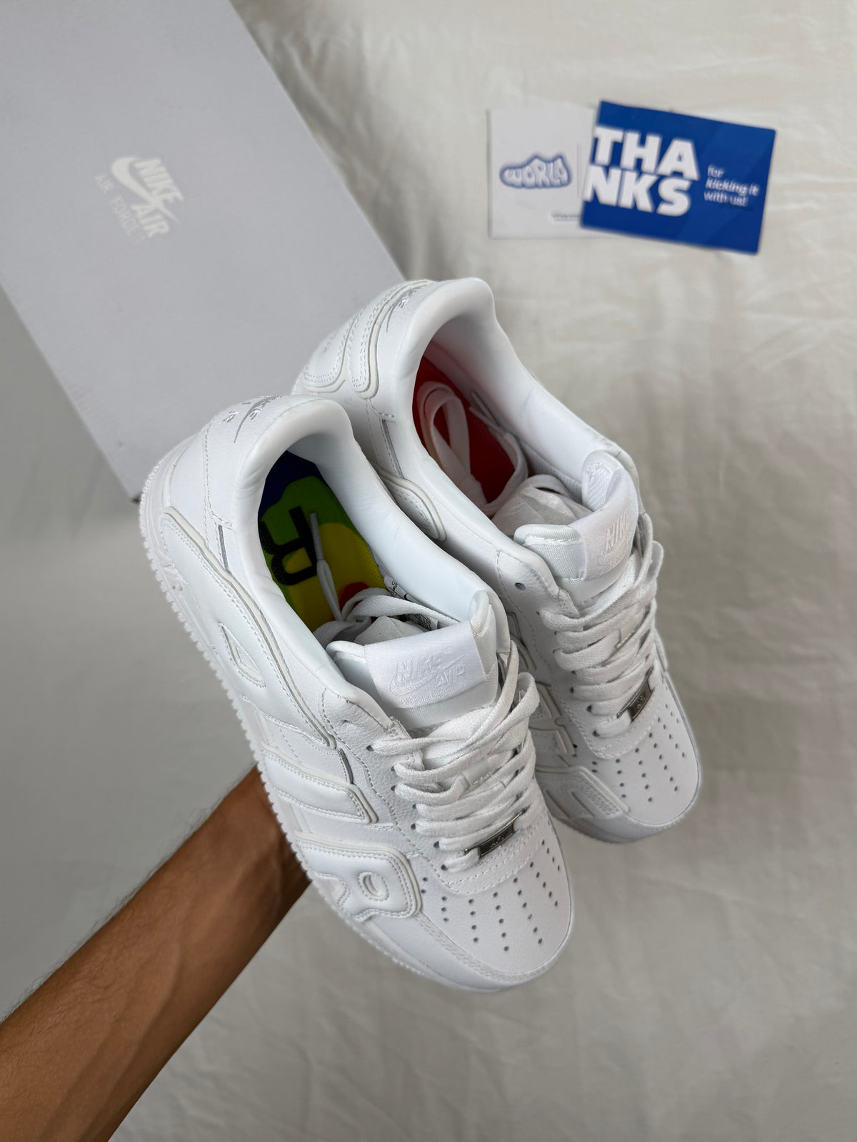 Nike x CPFM Air Force 1 "Triple White"