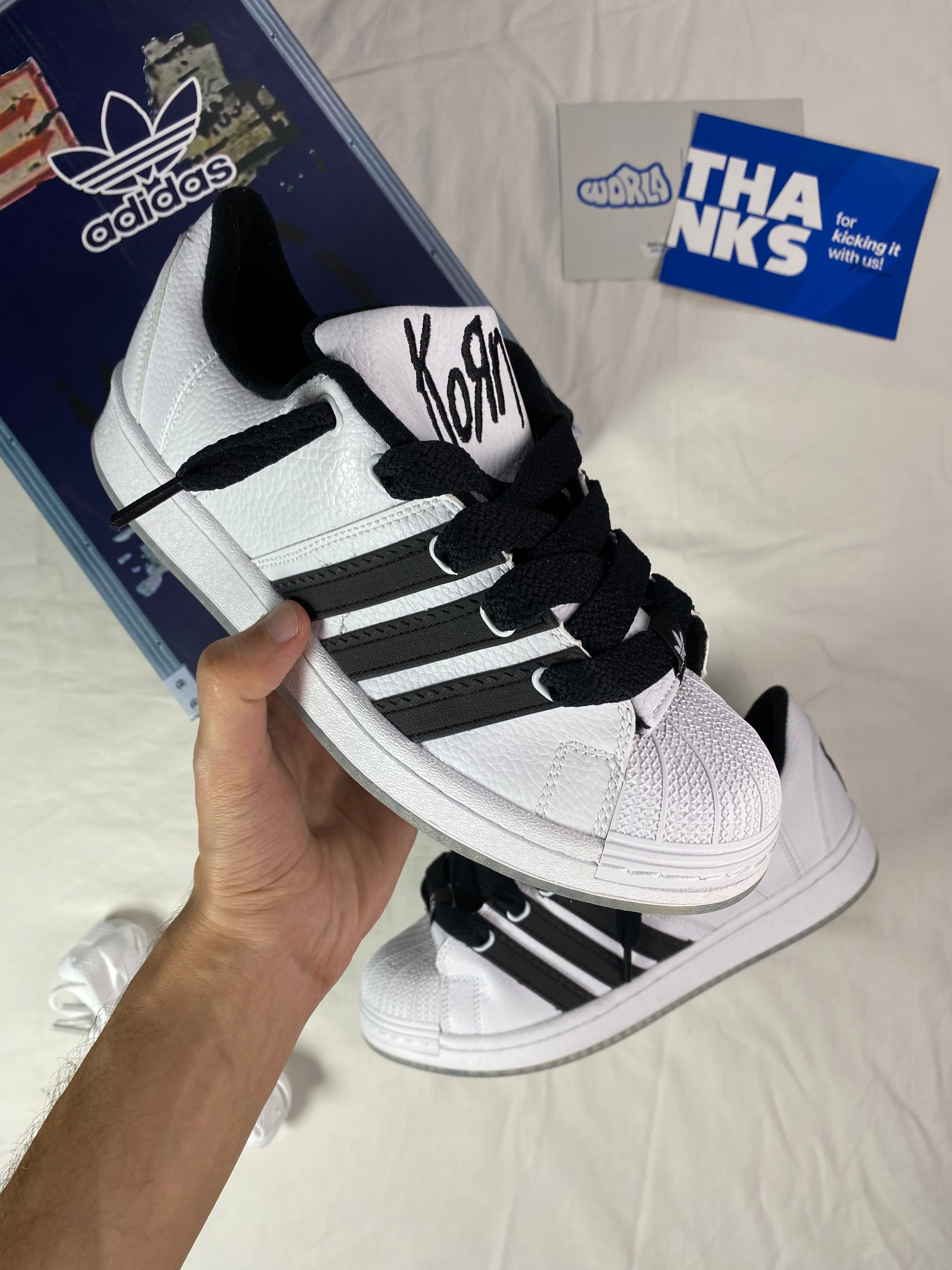 adidas Korn x Superstar Supermodified 'White Black'