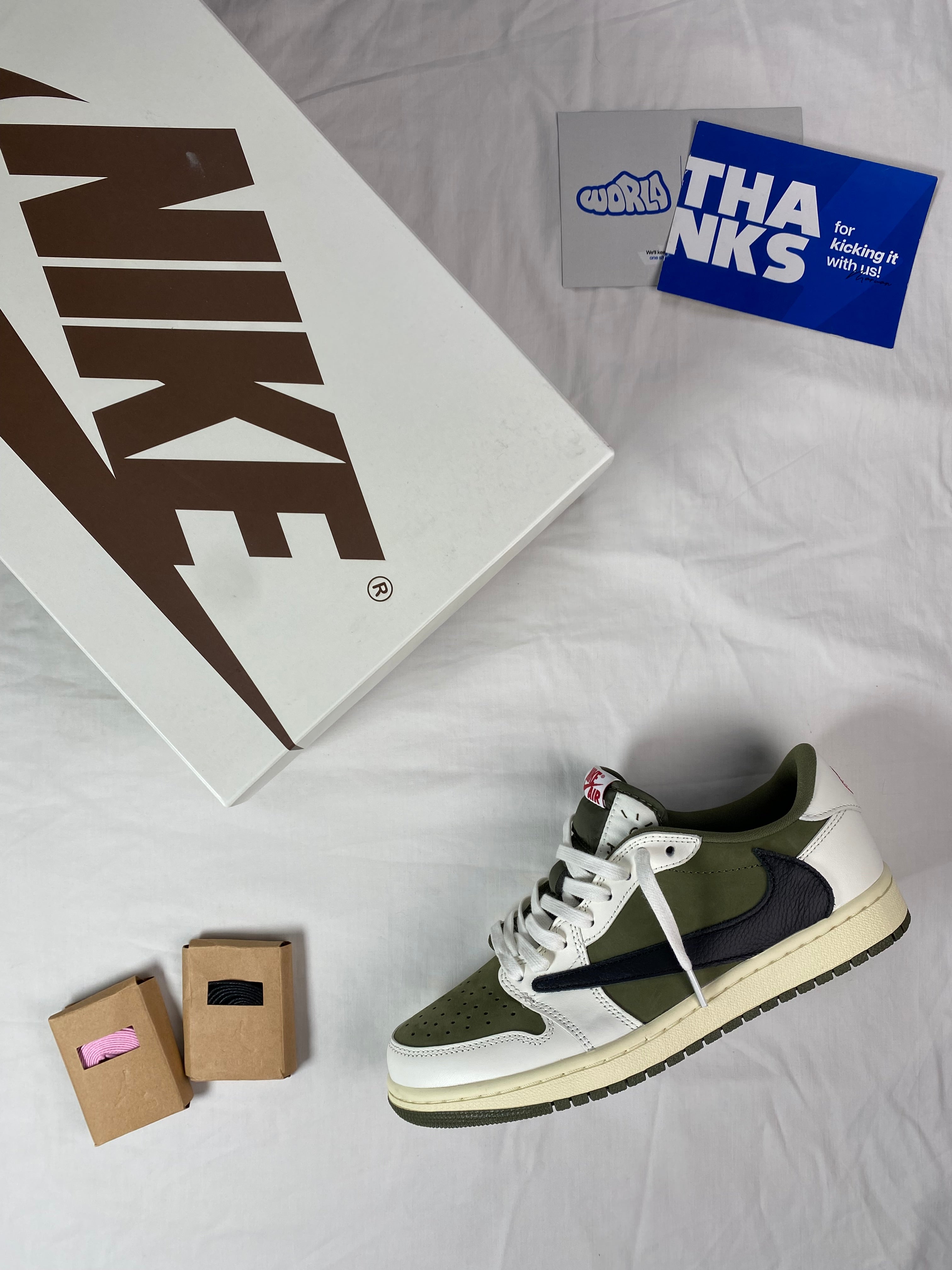 Travis Scott x Jordan 1 Low OG SP 'Reverse Olive / Medium Olive'