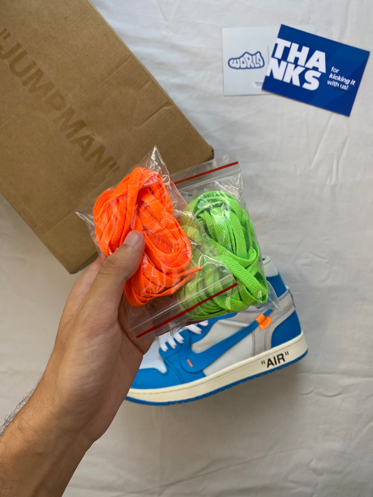 Off-White x Jordan 1 Retro High OG 'UNC'