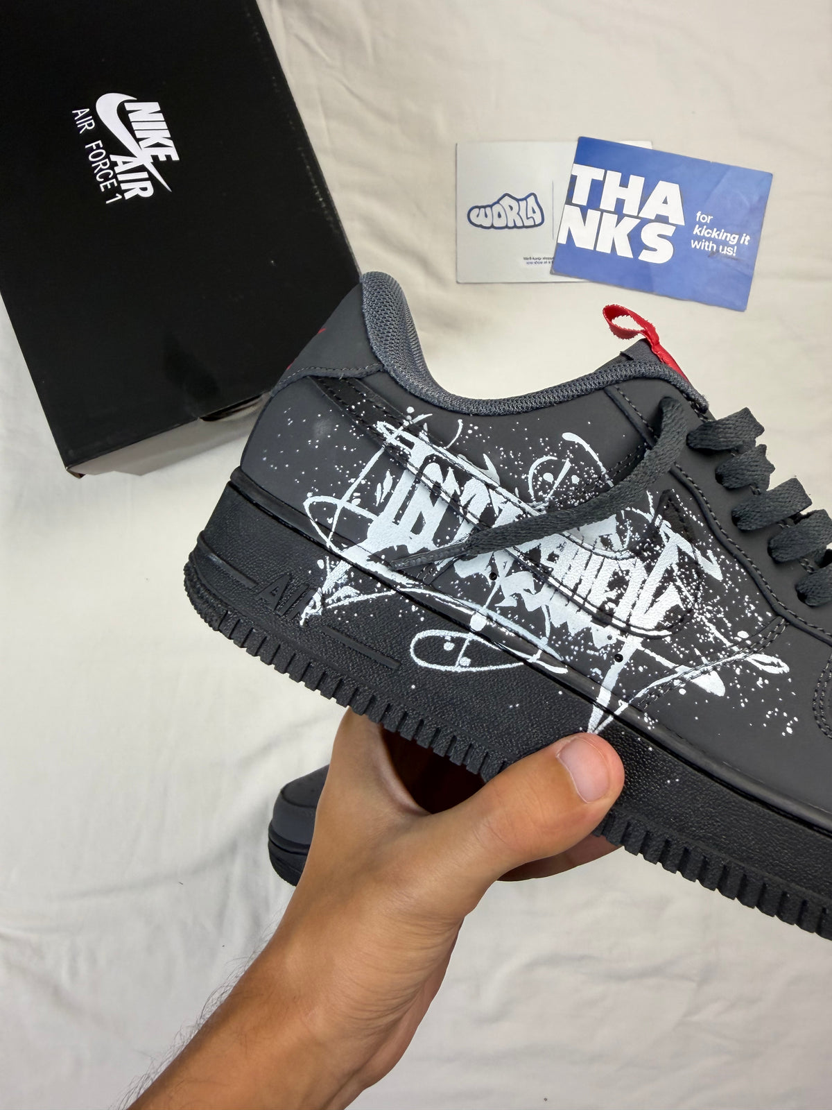 Nike Air Force 1 Low Anthracite Custom