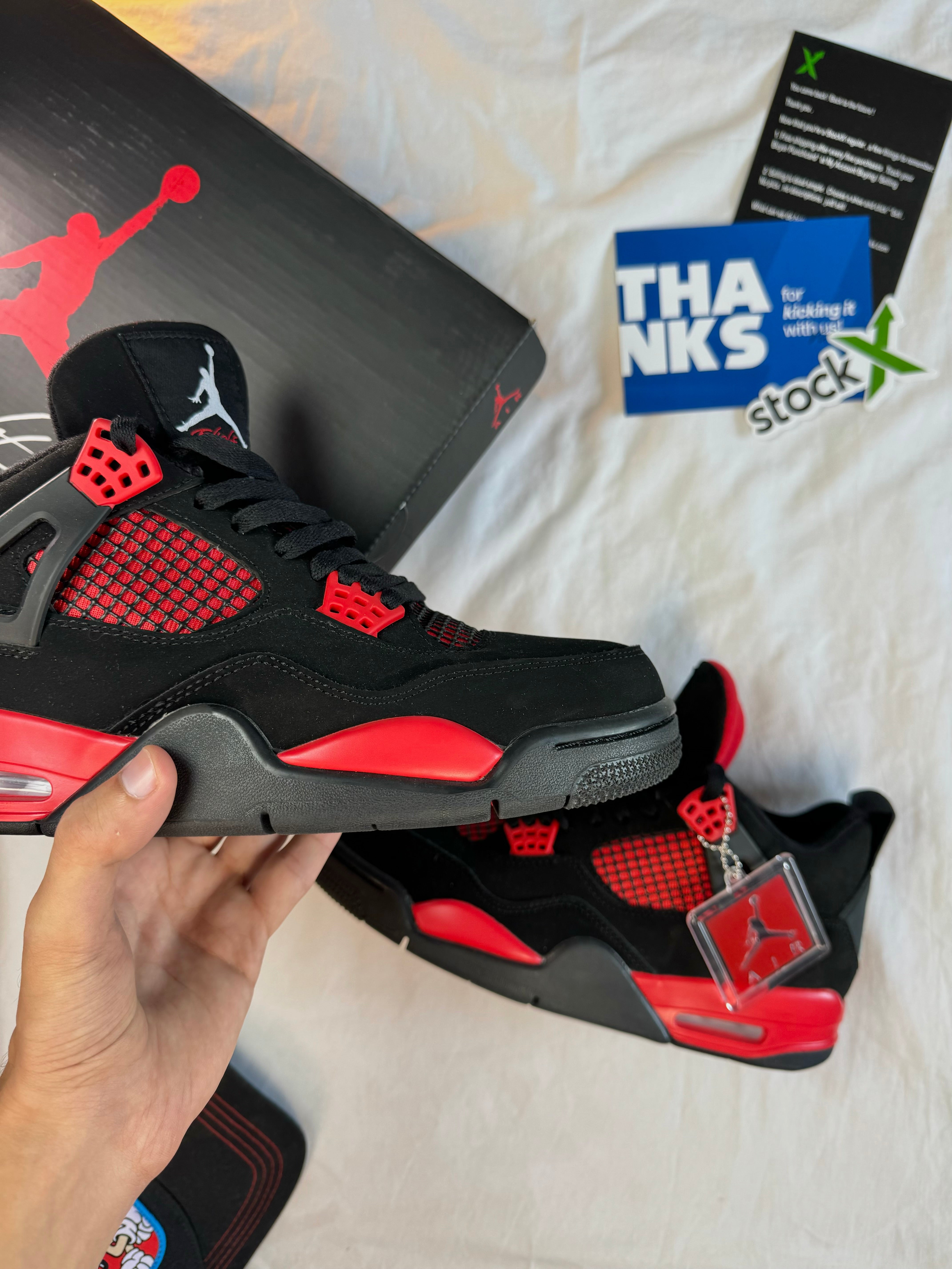 AIR JORDAN 4 RETRO 'RED THUNDER'