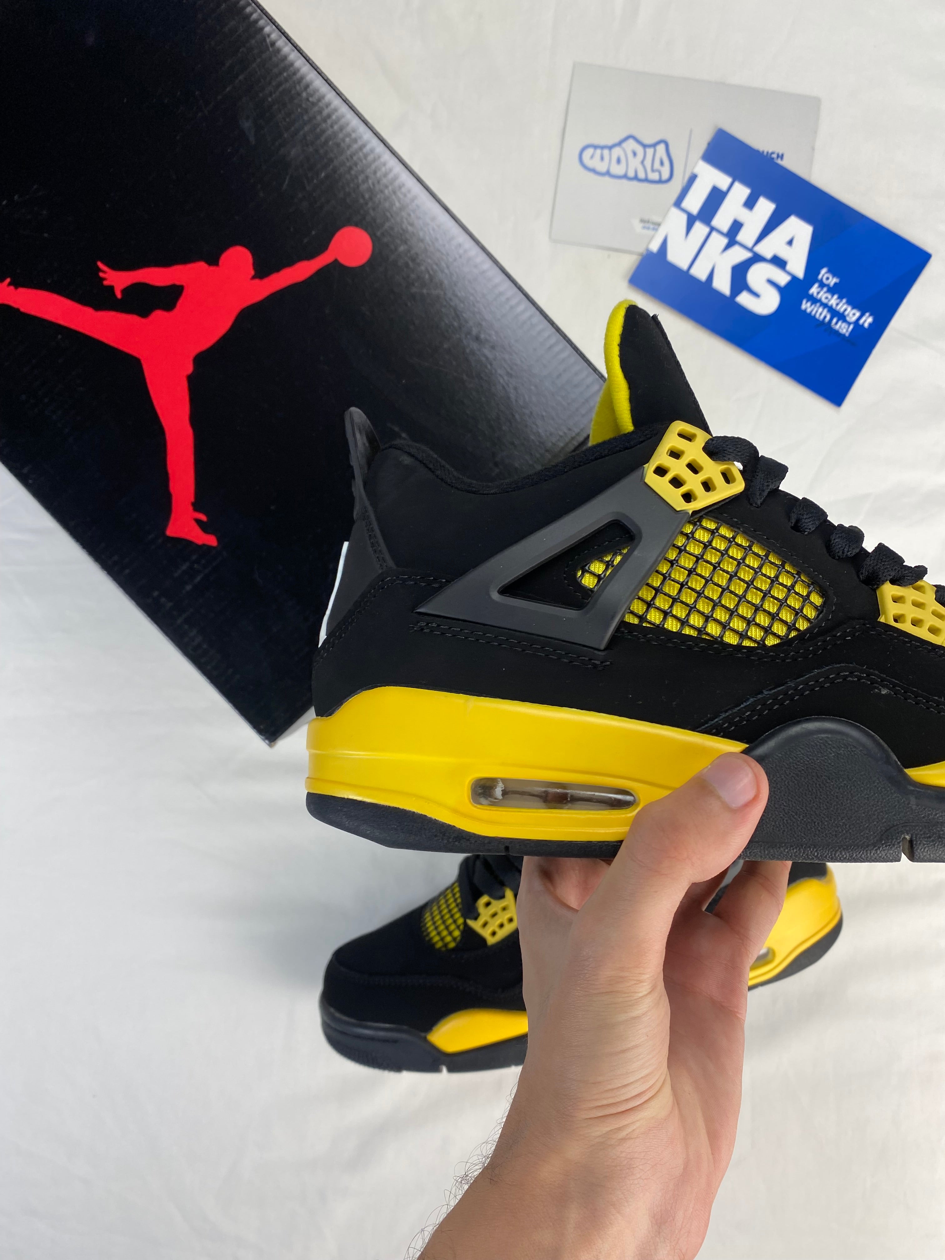 Jordan 4 Retro 'Yellow Thunder'