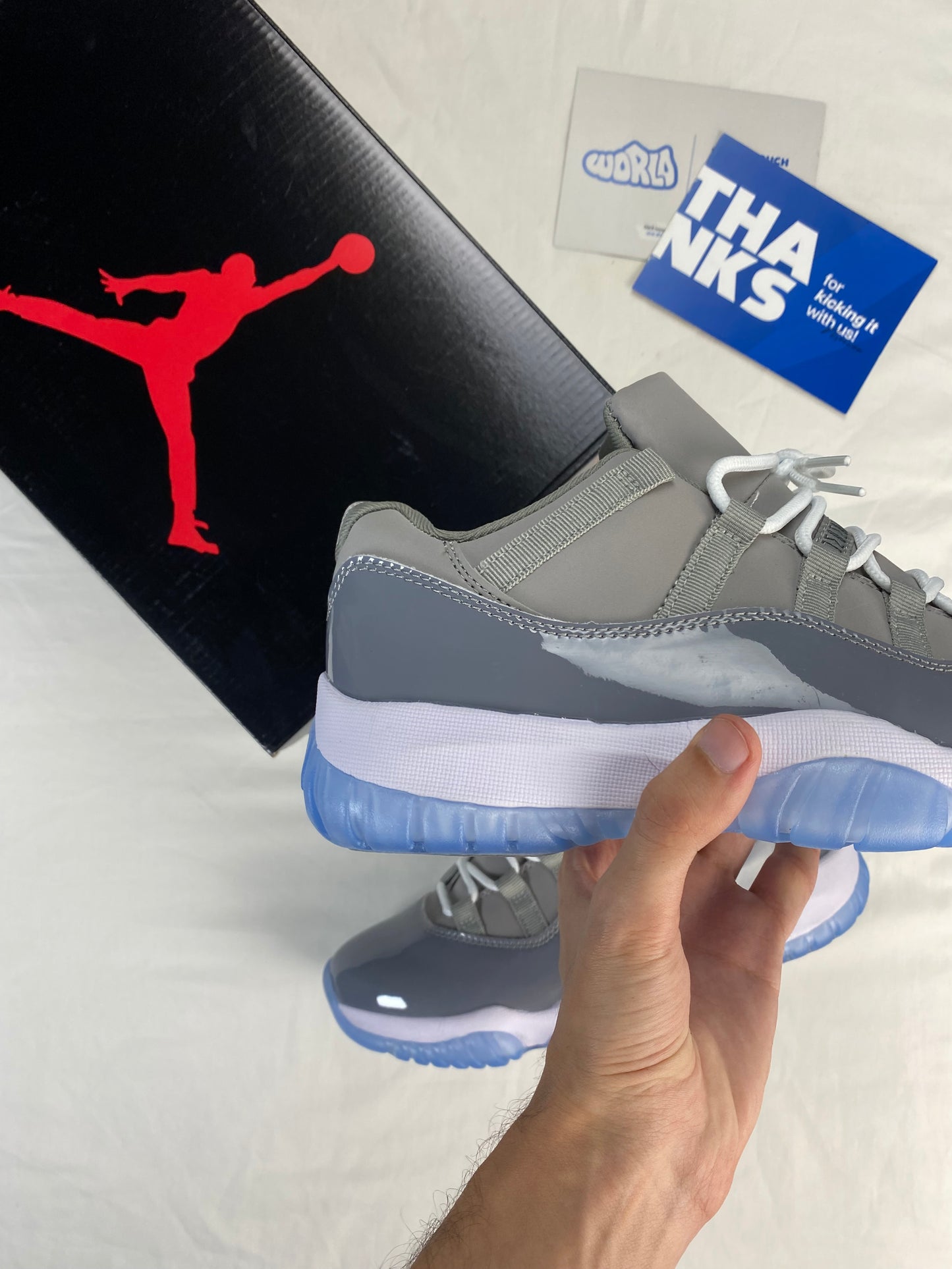 Jordan 11 Low Golf 'Cool Grey'