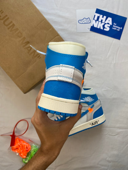 Off-White x Jordan 1 Retro High OG 'UNC'