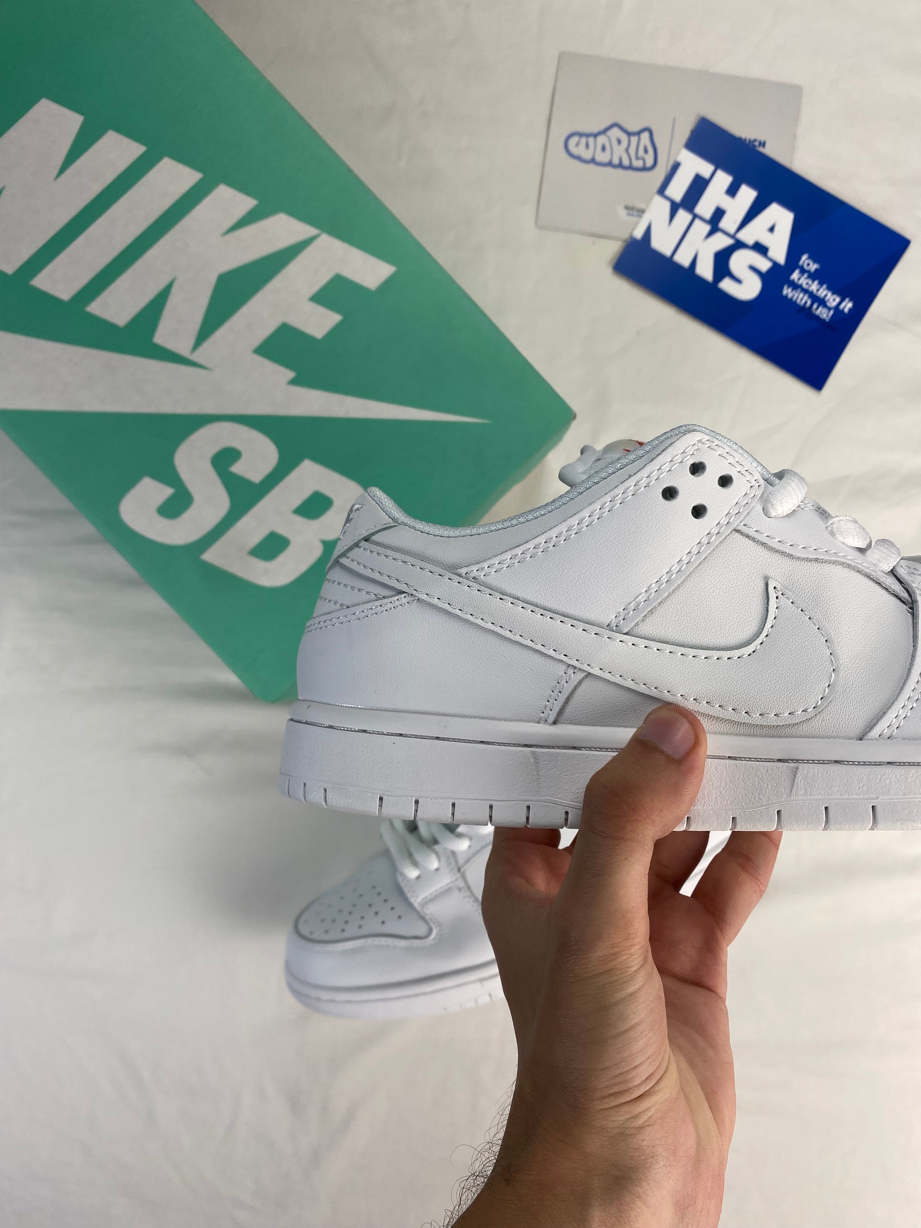 Nike Dunk Low Pro SB 'Triple White'