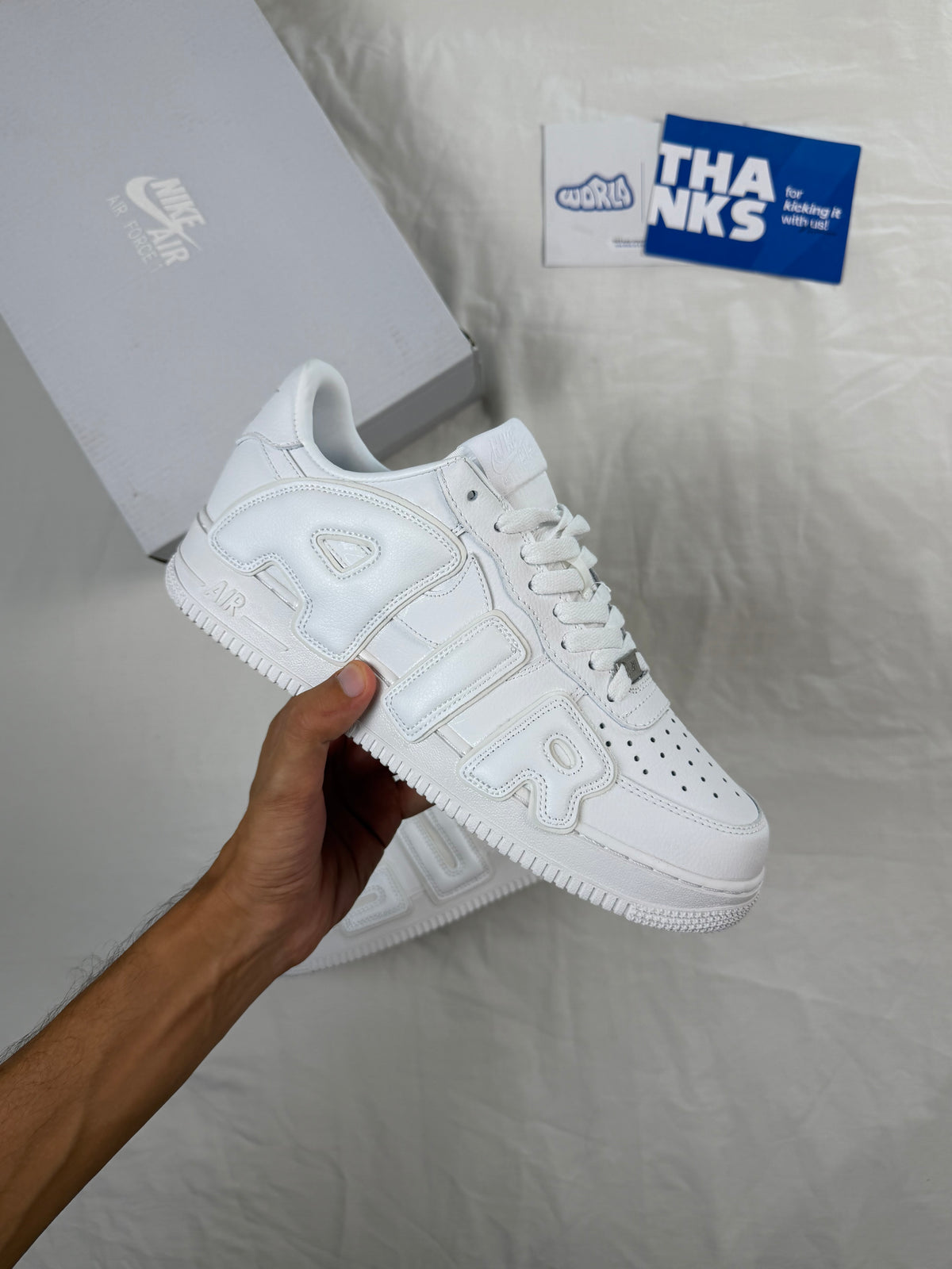 Nike x CPFM Air Force 1 "Triple White"