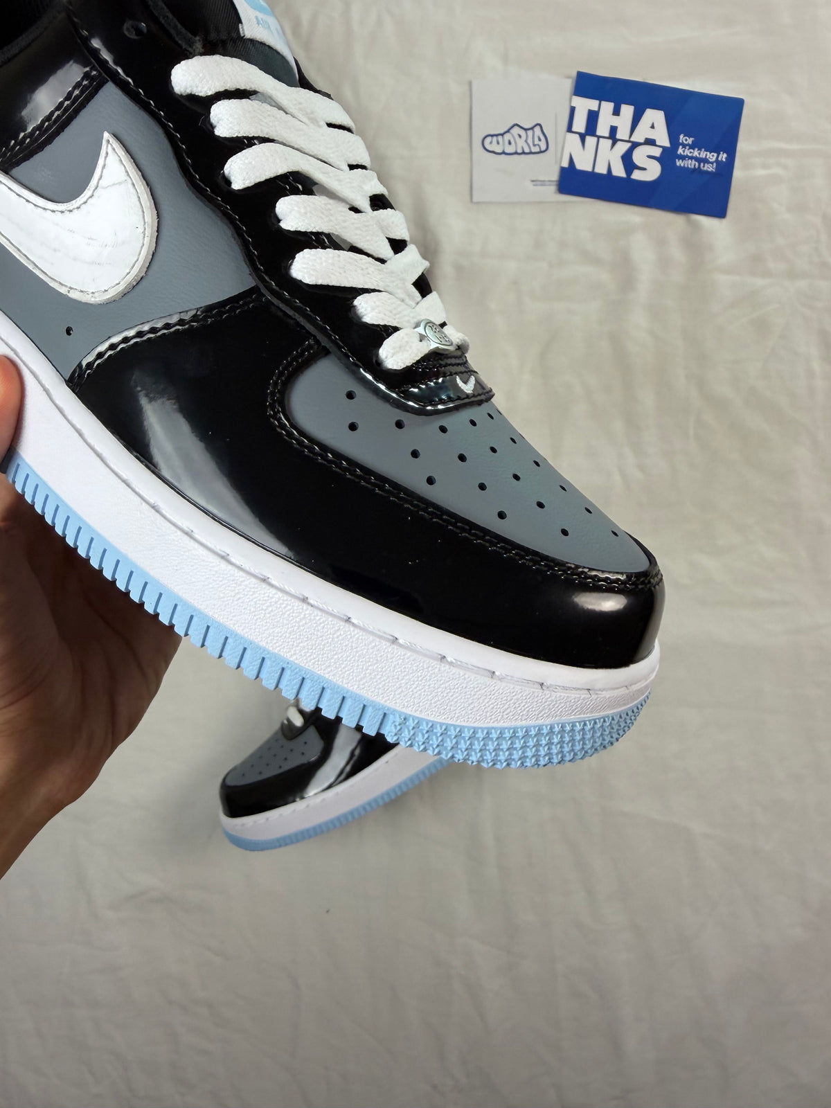 Nike Air Force 1 Low Black Armory Blue