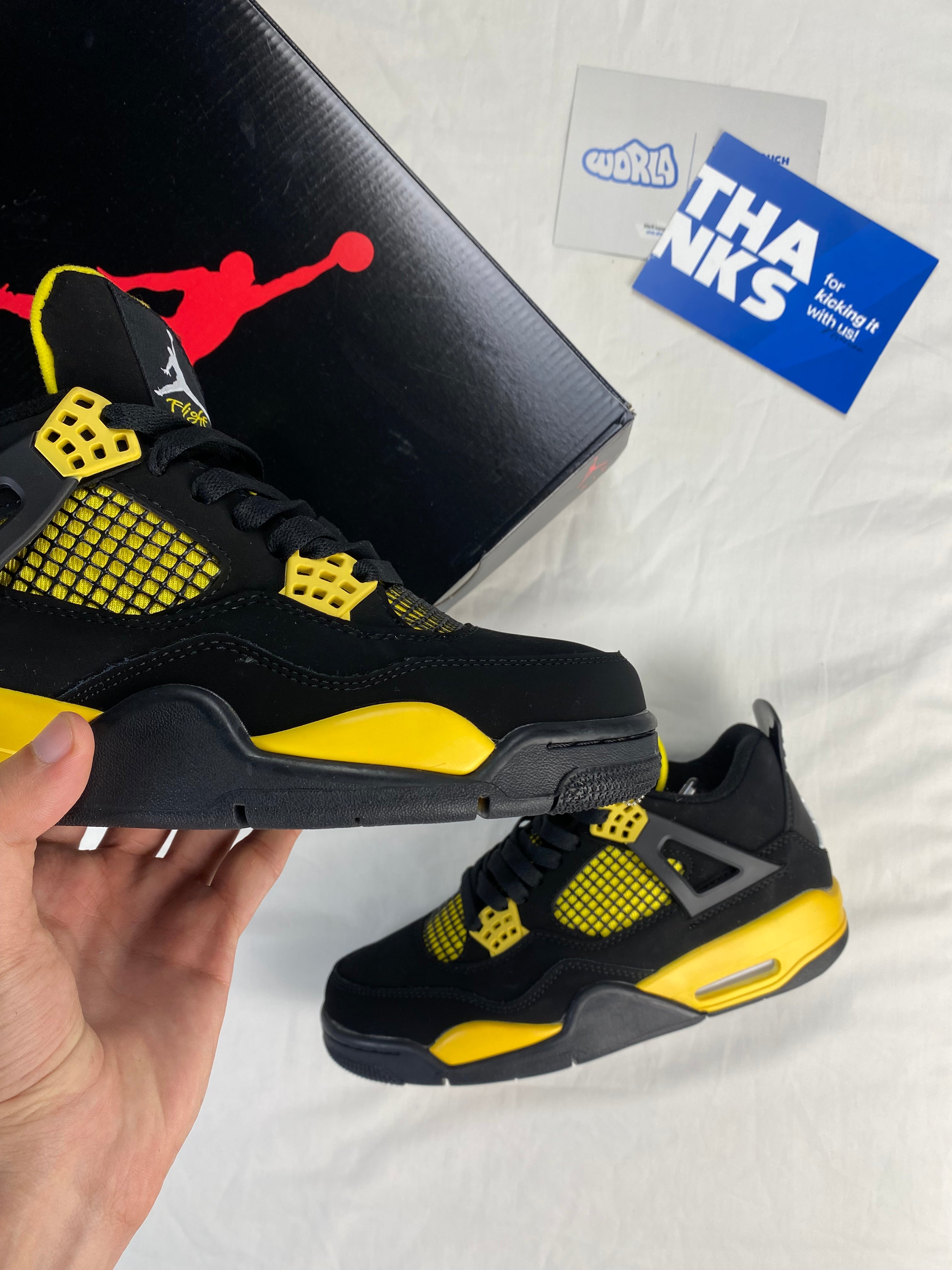 Jordan 4 Retro 'Yellow Thunder'