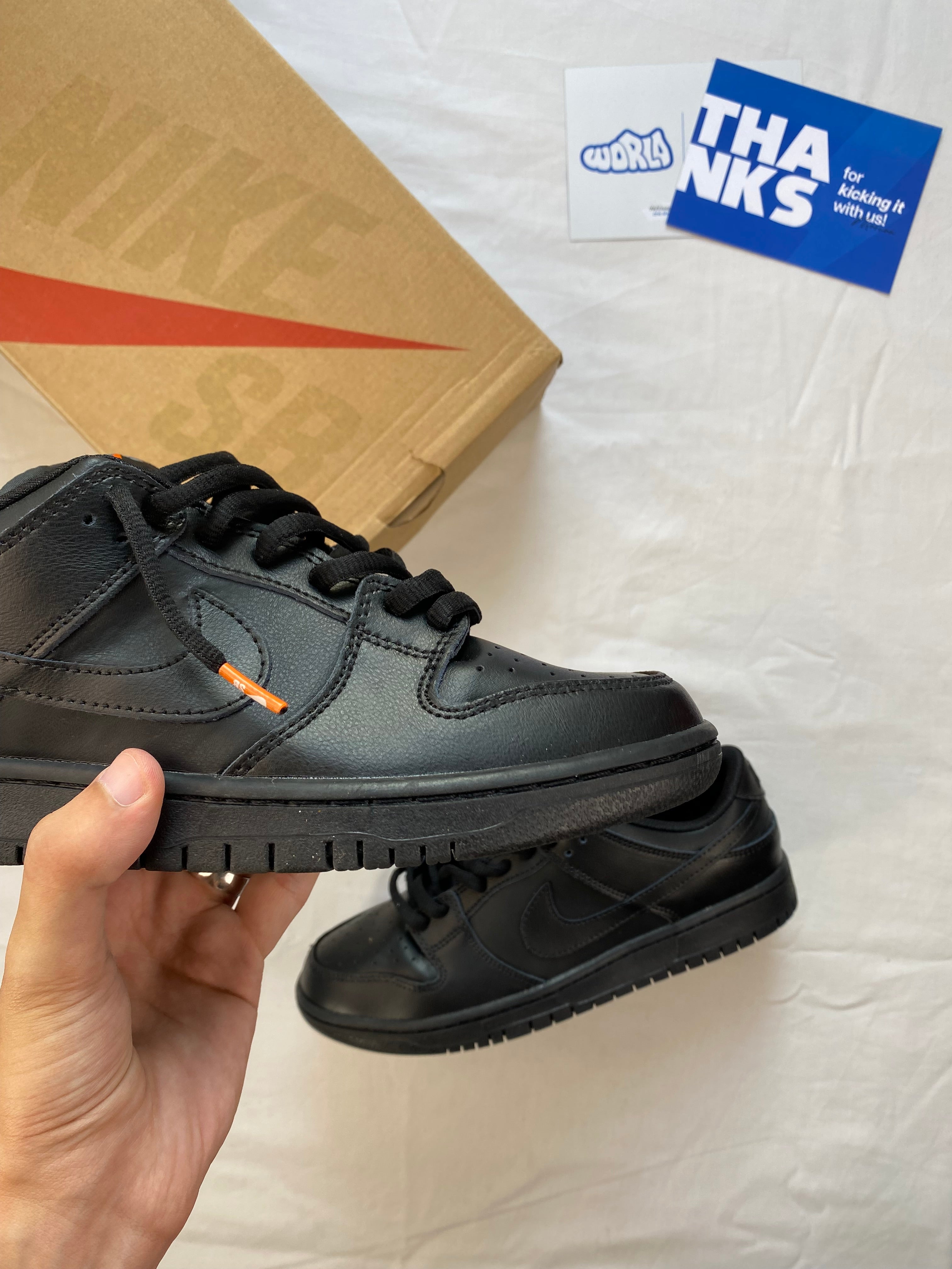 Nike Dunk Low Pro SB 'Triple Black' Sample