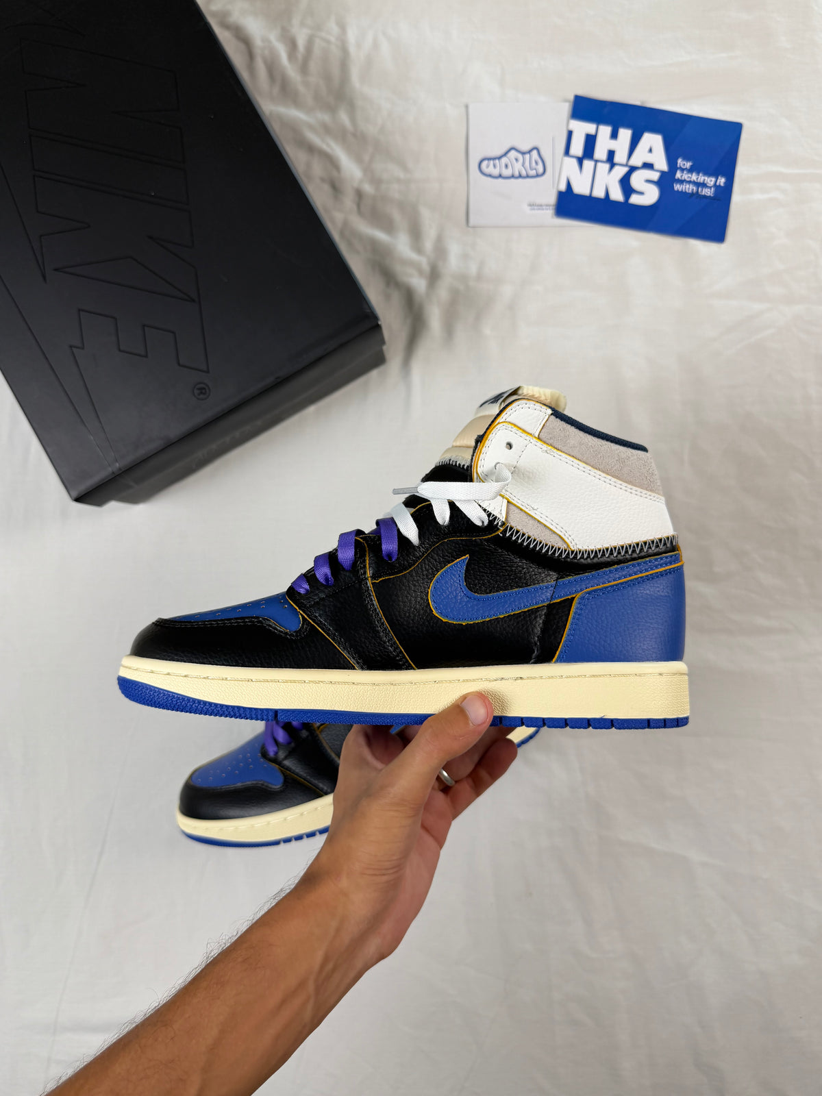 Fragment Design x Union LA x Jordan 1 Retro High OG 'Sport Royal'