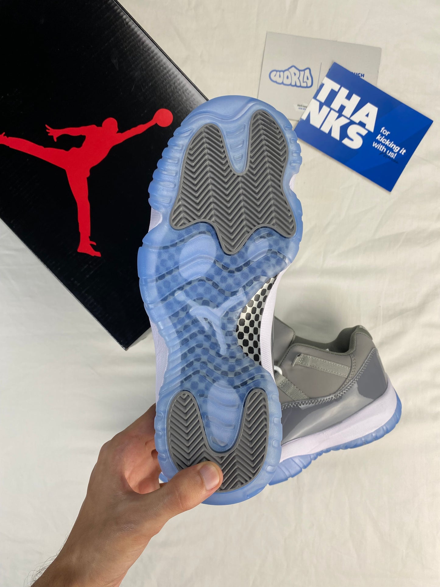 Jordan 11 Low Golf 'Cool Grey'