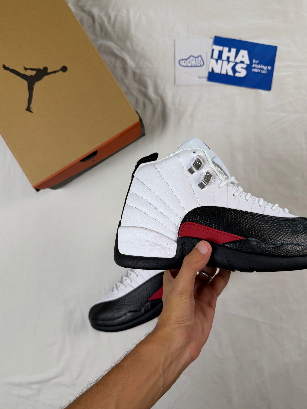 Jordan 12 Retro GS 'Red Taxi'