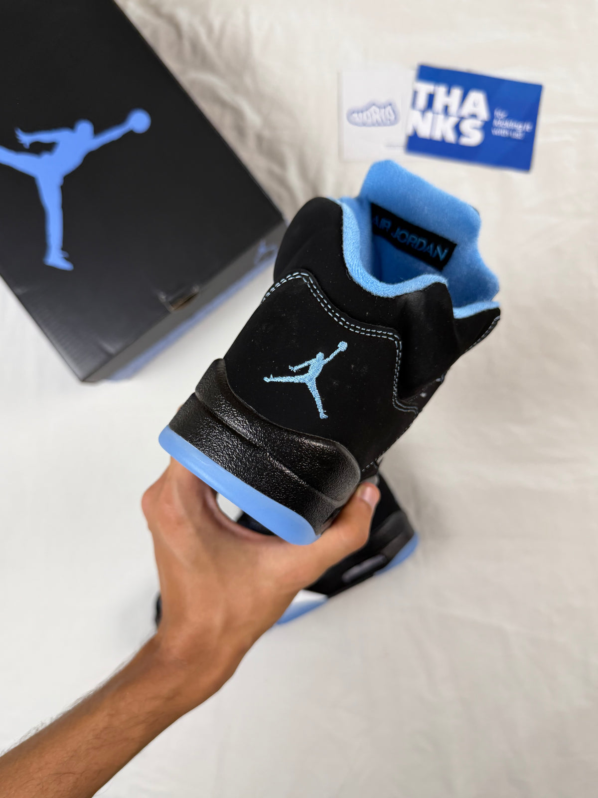 Jordan 5 Retro GS 'Black Carolina / UNC' 2026