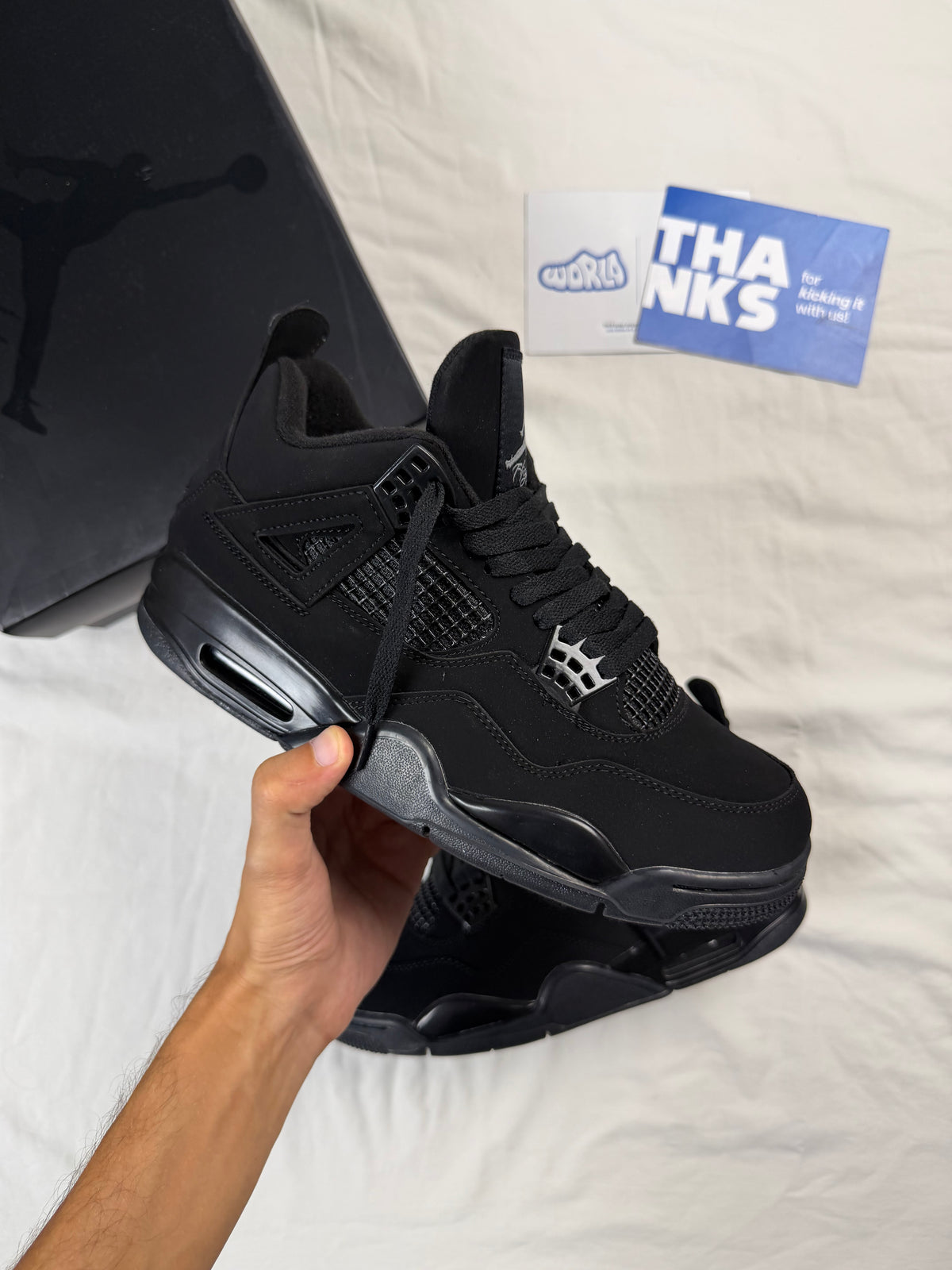Air Jordan 4 Retro GS 'Black Cat'
