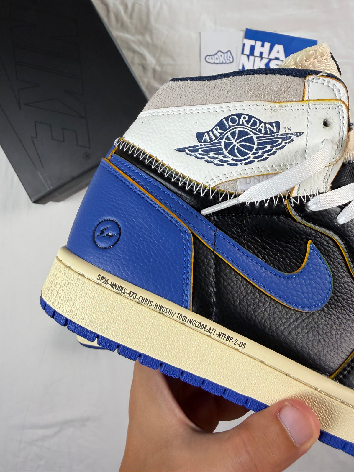 Fragment Design x Union LA x Jordan 1 Retro High OG 'Sport Royal'