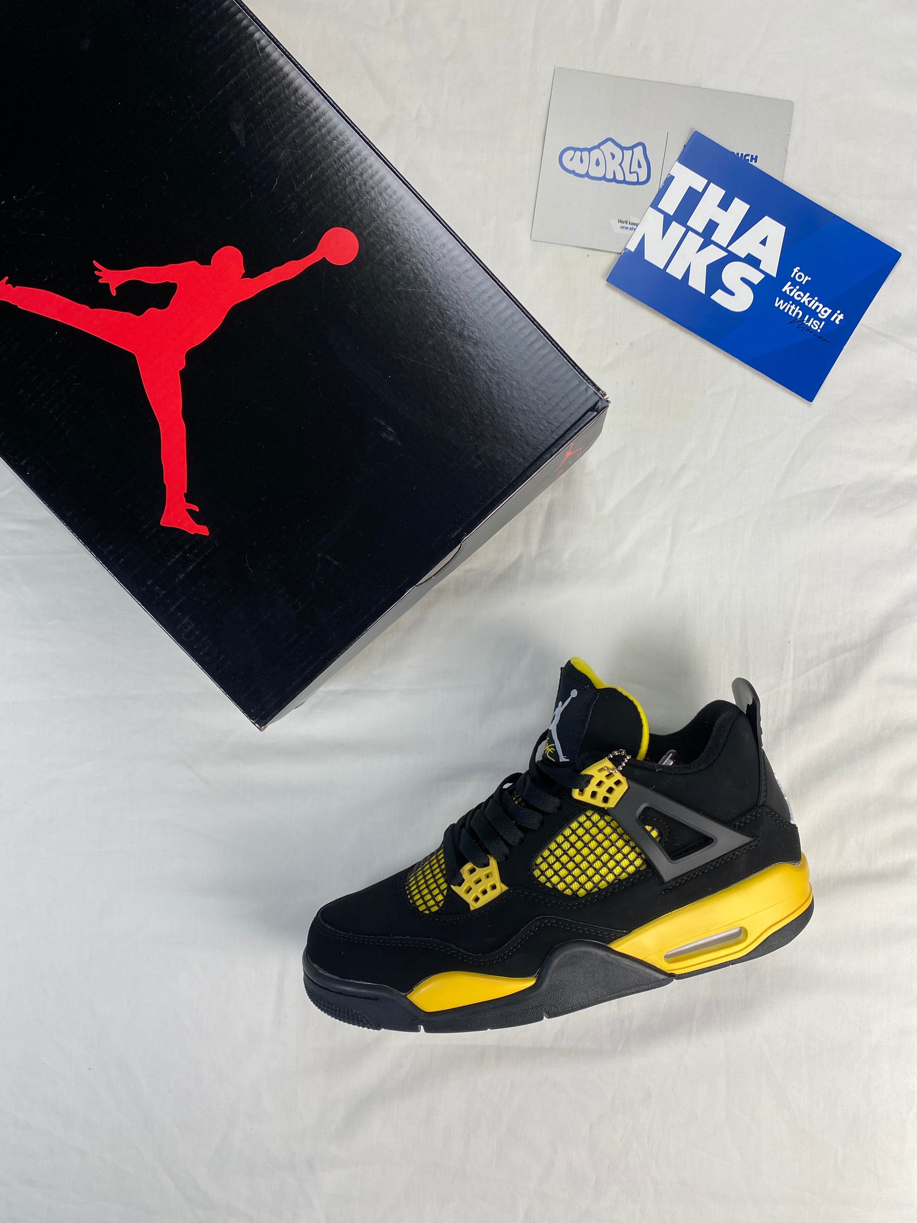 Jordan 4 Retro 'Yellow Thunder'
