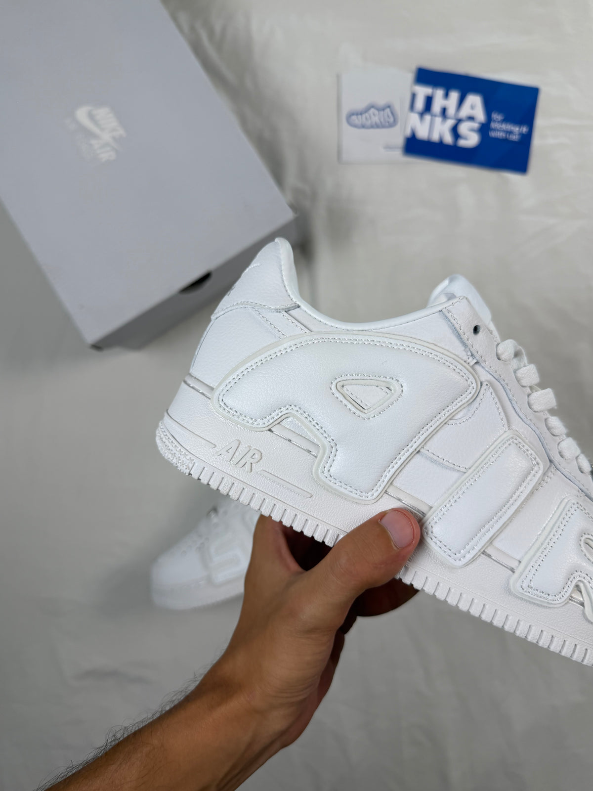 Nike x CPFM Air Force 1 "Triple White"