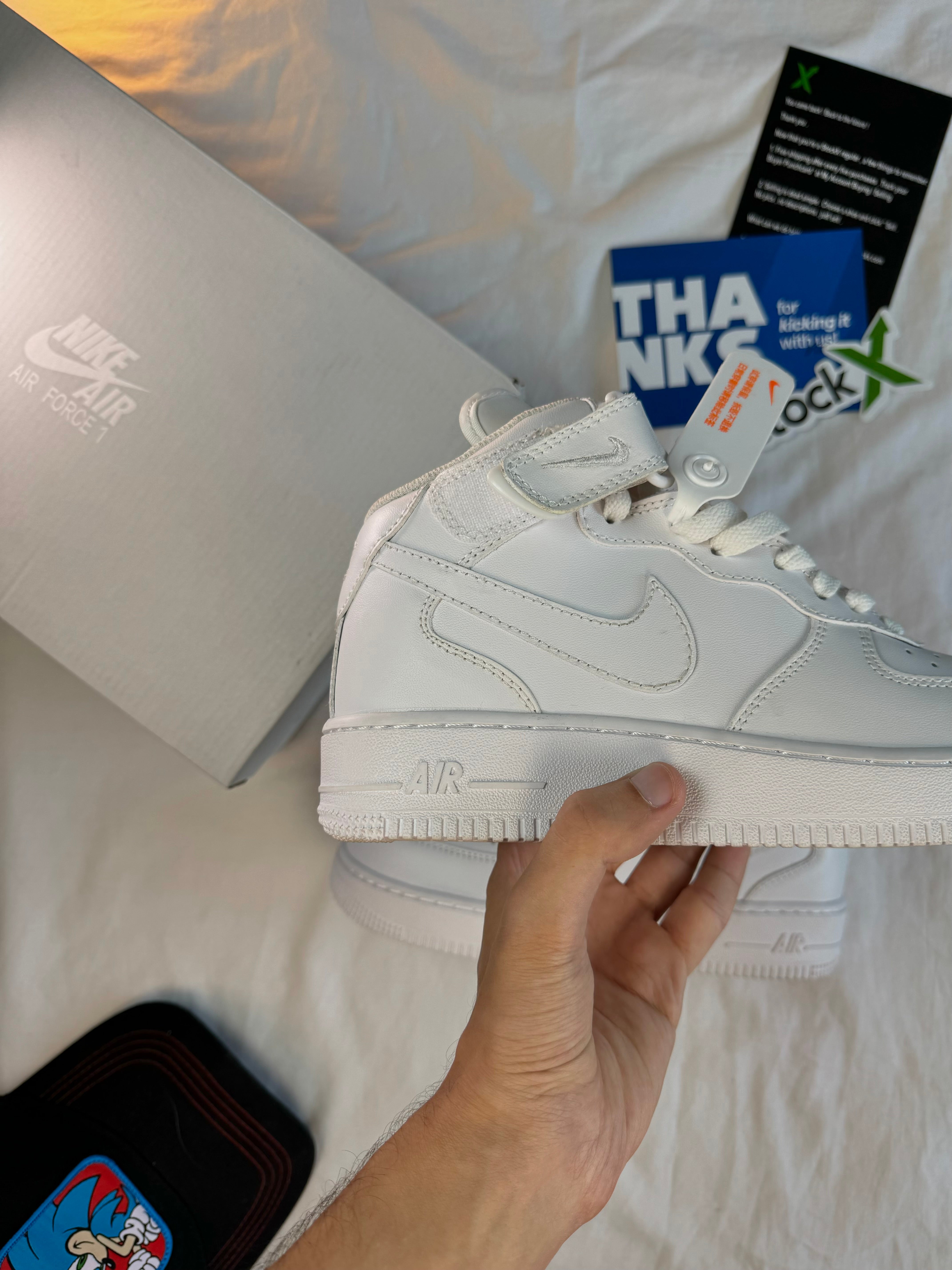 Nike Air Force 1 Mid '07 'Triple White'