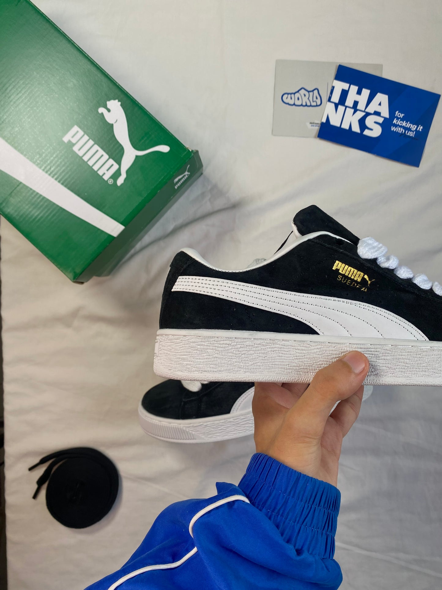 Puma Suede XL 'Black White'